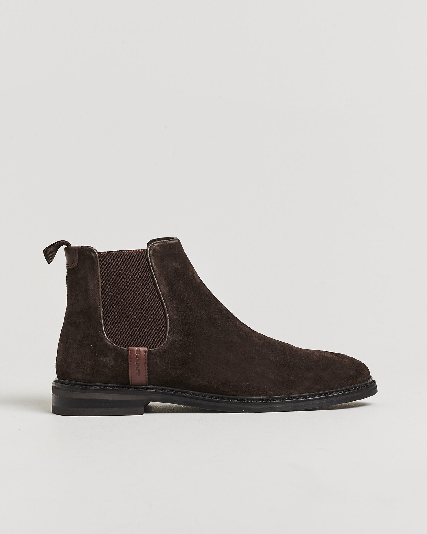 Herren | Boots | Gant | Bidford Suede Chelsea Boot Dark Brown