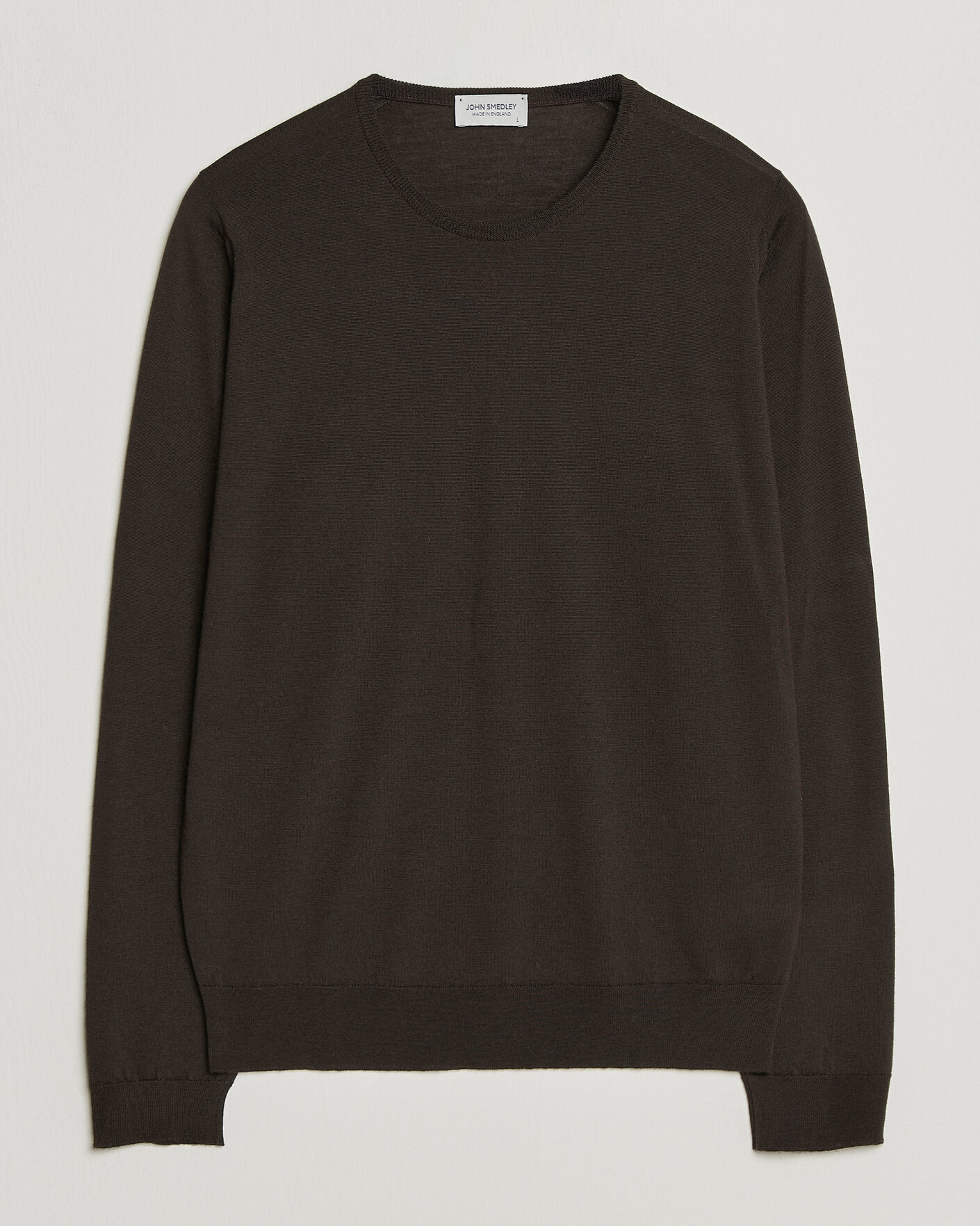 Herren | Pullover | John Smedley | Lundy Extra Fine Merino Crew Neck Faulkner Brown