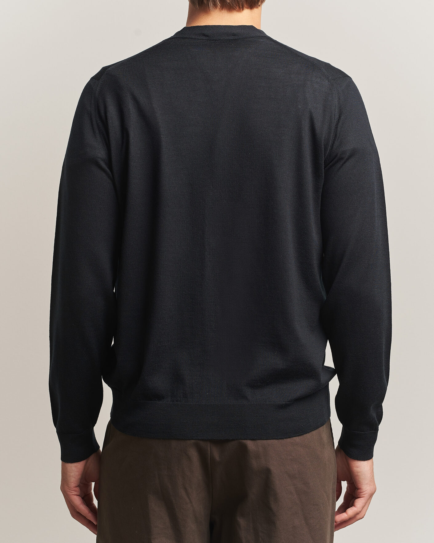 Herren | Pullover | John Smedley | Bradrick Extra Fine Merino Cardigan Black