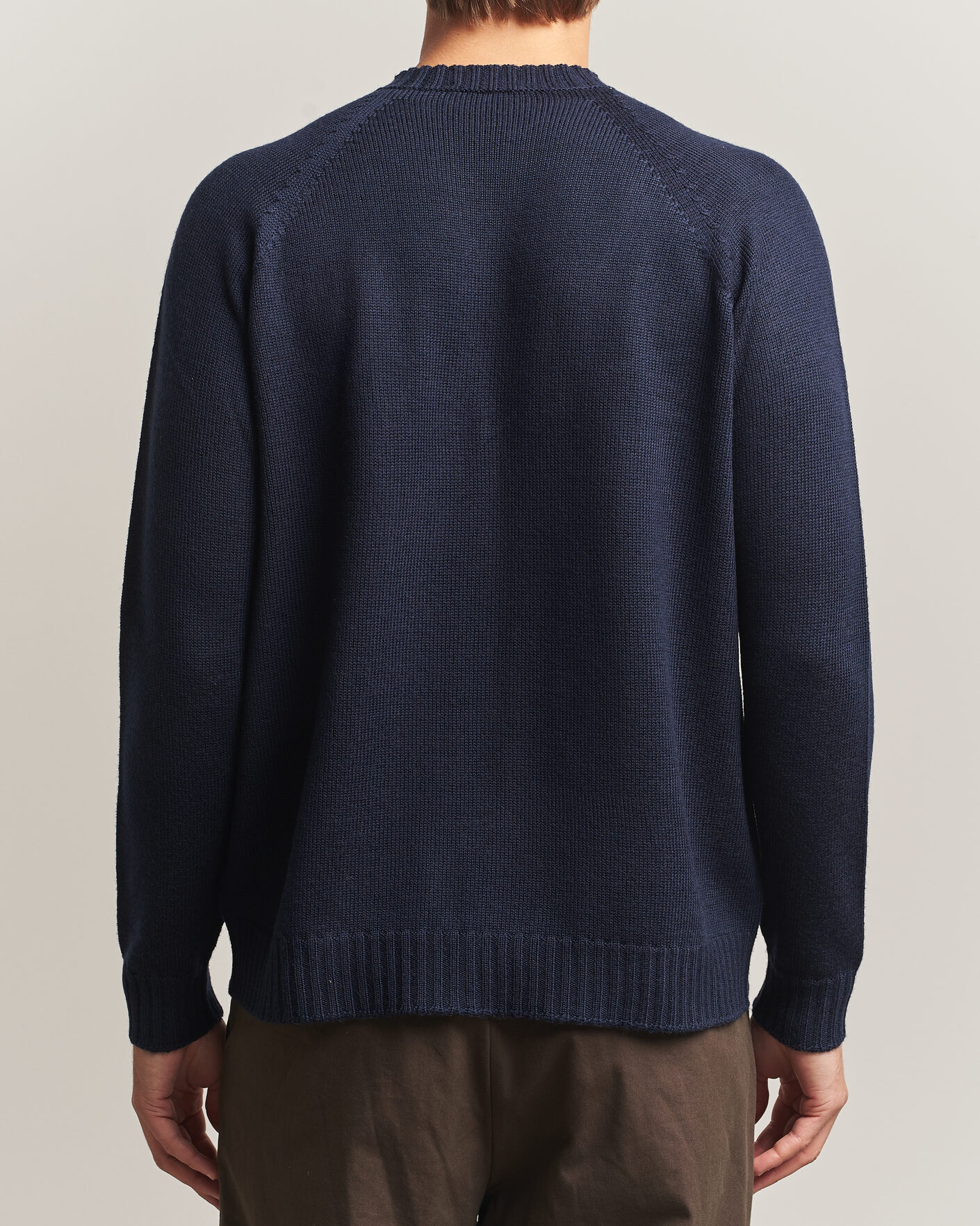 Herren | Pullover | John Smedley | Denver Extra Fine Merino Crew Neck Midnight