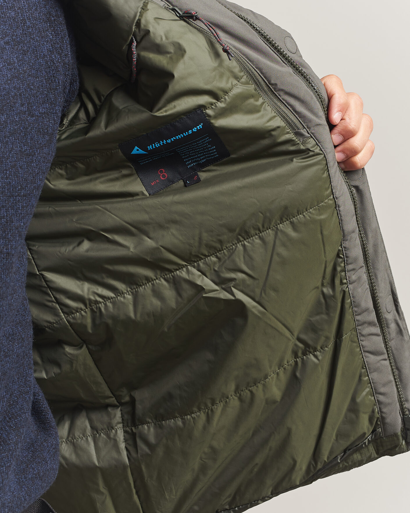 Herren | Jacken | Klättermusen | Rå Hood Jacket Dusky Green