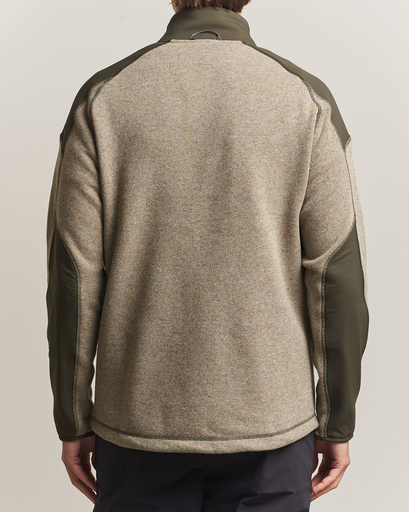 Herren | Pullover | Klättermusen | Balderus Wool Fleece Hood Jacket Rosin Green