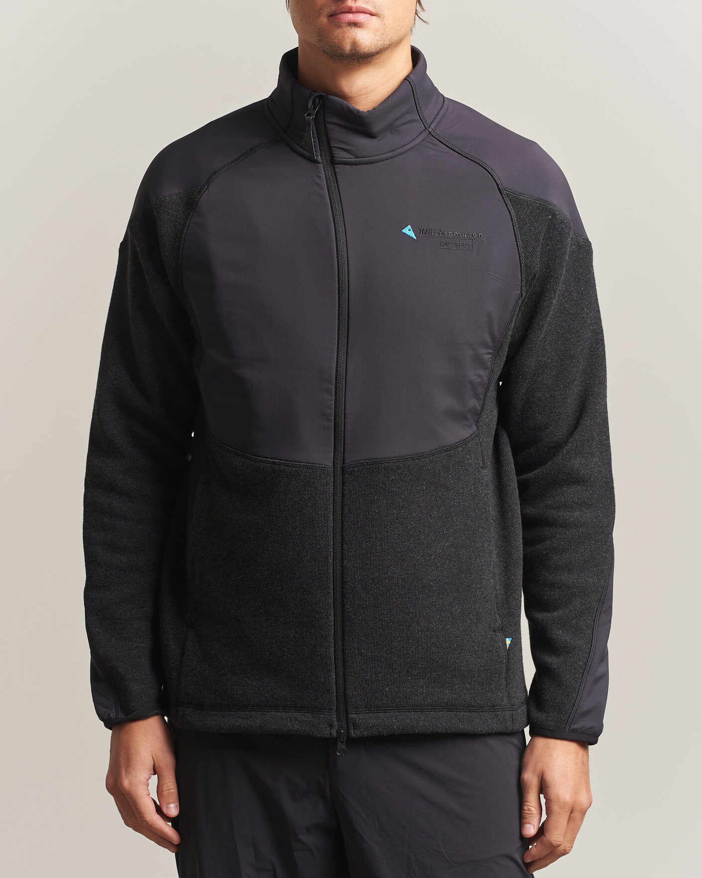 Herren | Pullover | Klättermusen | Balderus Wool Fleece Hood Jacket Black