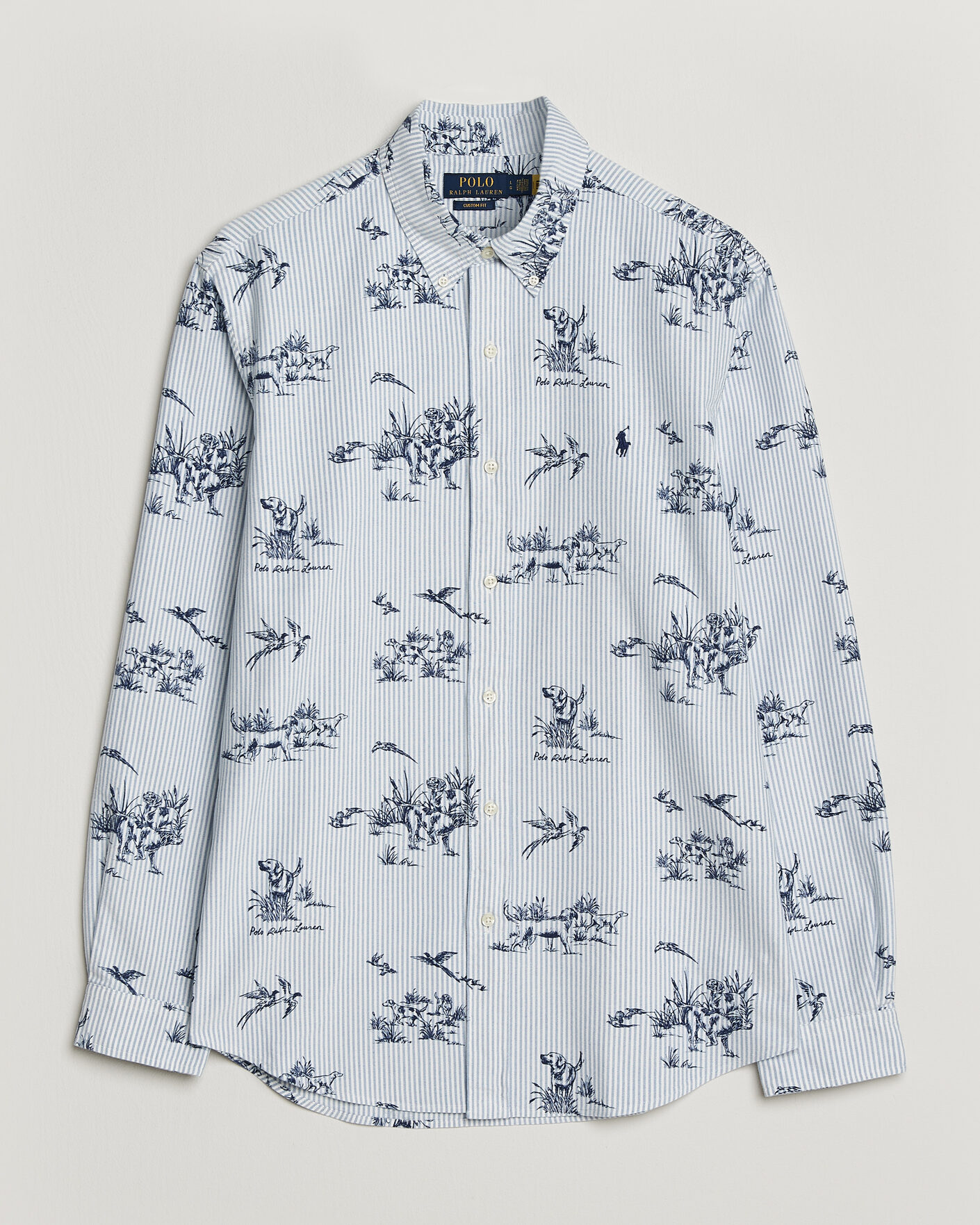Herren | Hemden | Polo Ralph Lauren | Custom Fit Printed Oxford Shirt Field & Pheasant
