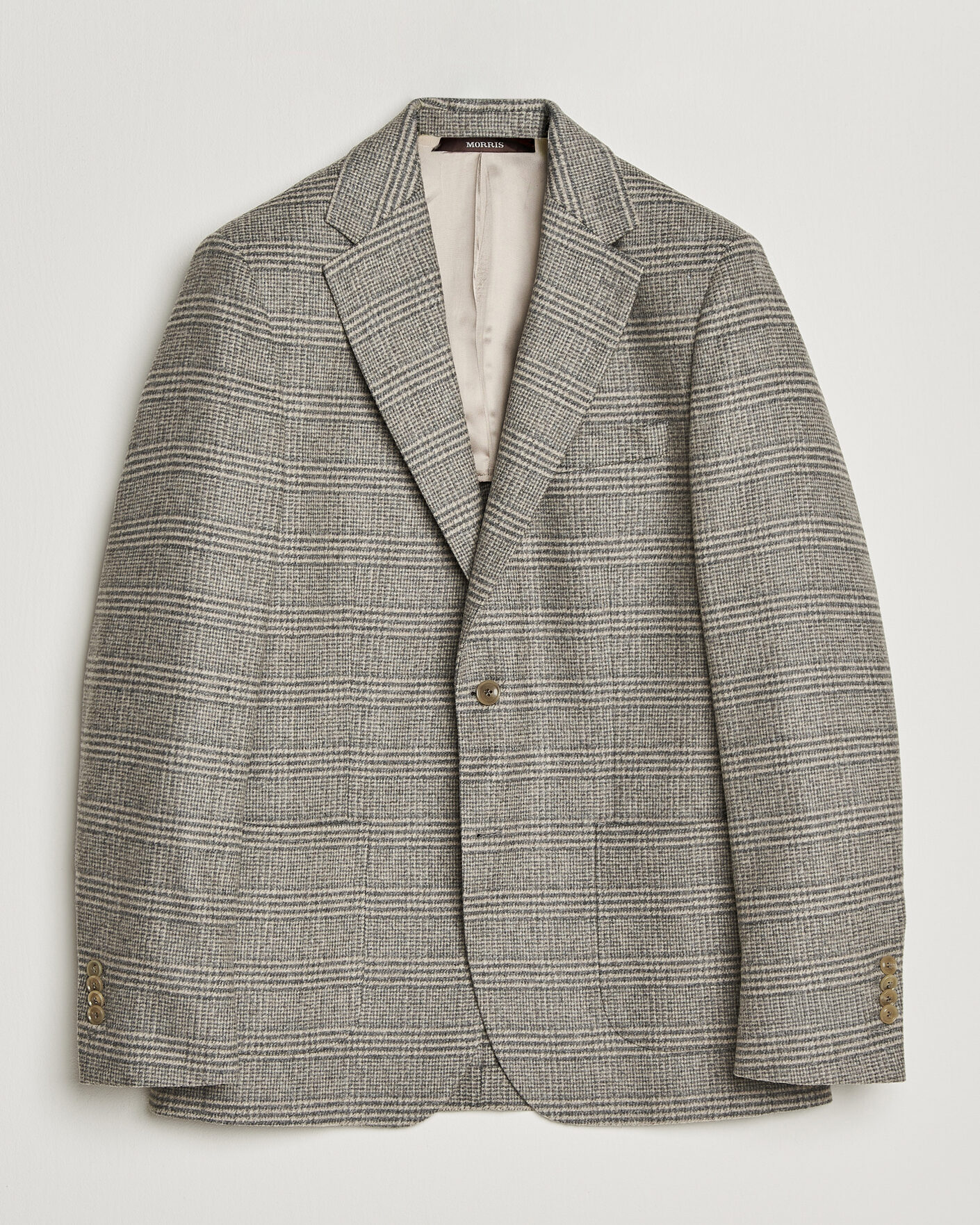 Herren | Sakkos | Morris | Soft Glencheck Blazer Brown