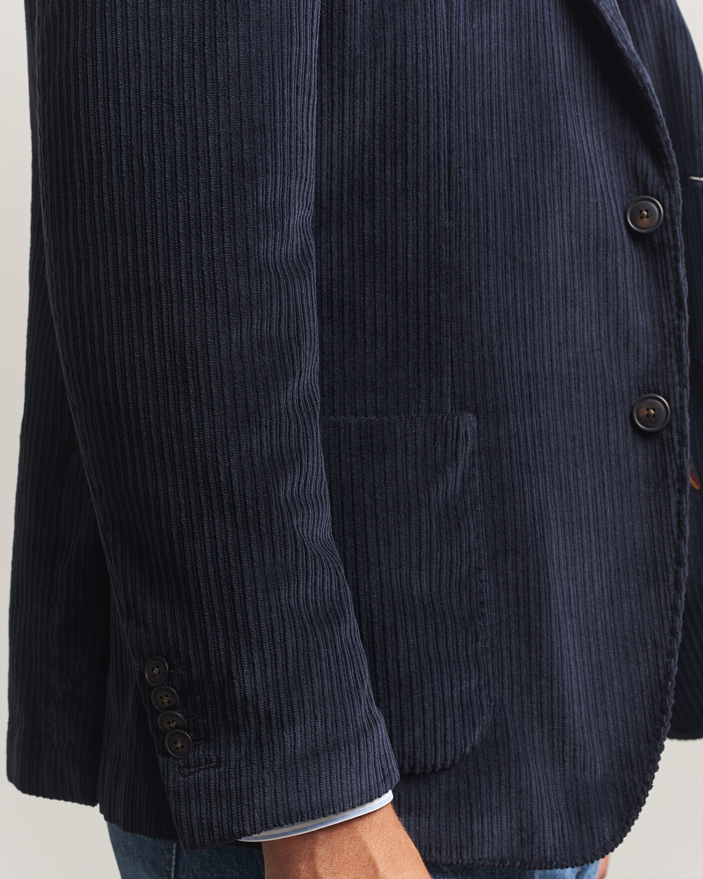 Herren | Sakkos | Morris | Washed Cord Blazer Navy