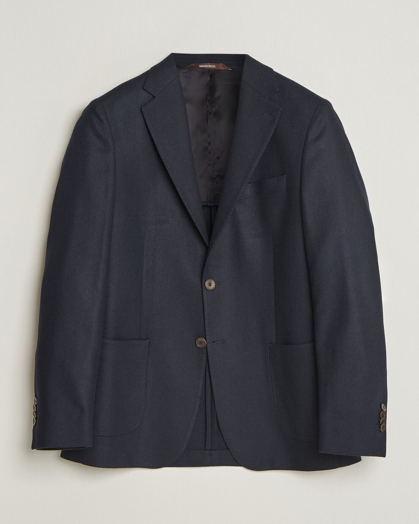 Herren | Sakkos | Morris | Flannel Suit Blazer Navy