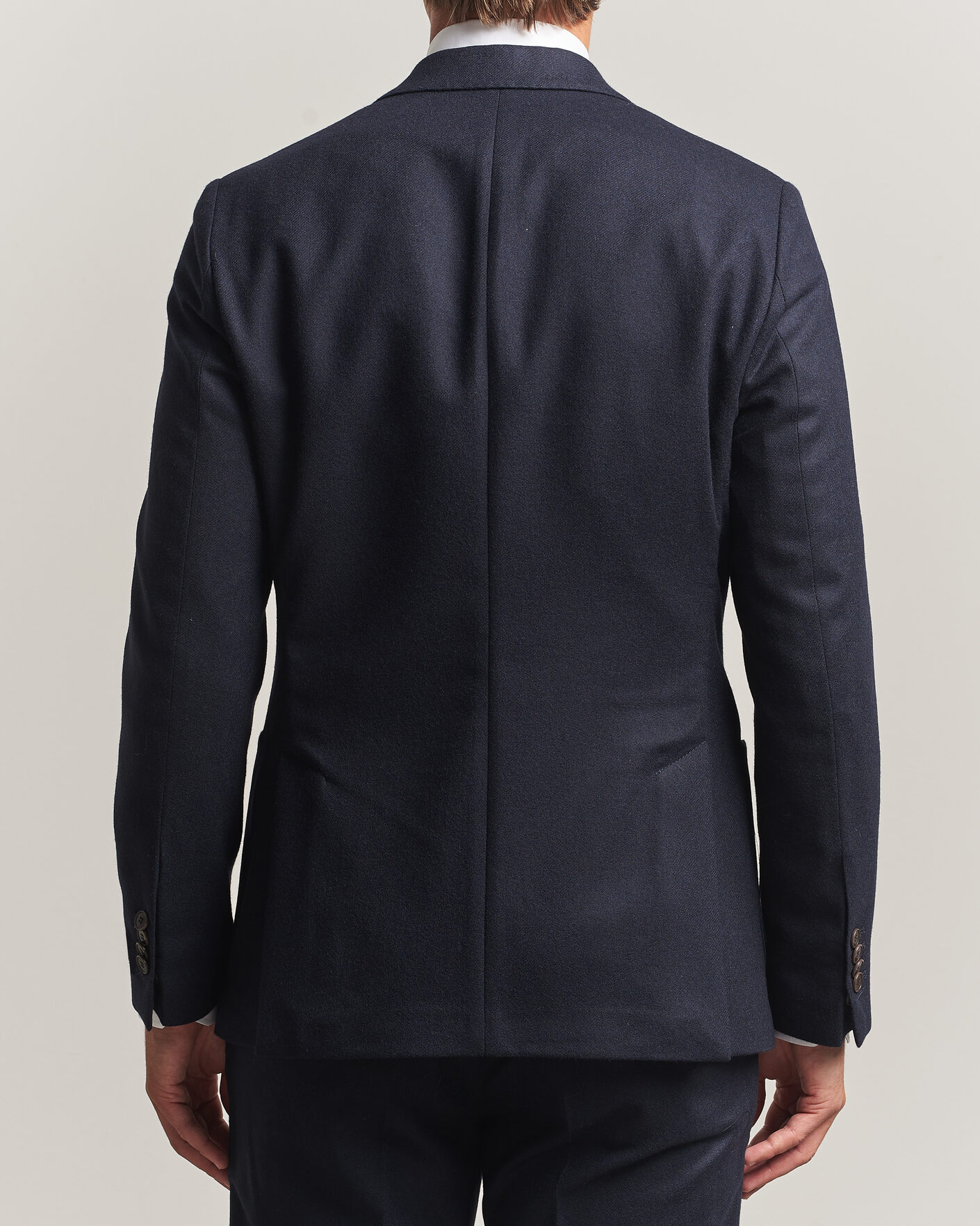 Herren | Sakkos | Morris | Flannel Suit Blazer Navy