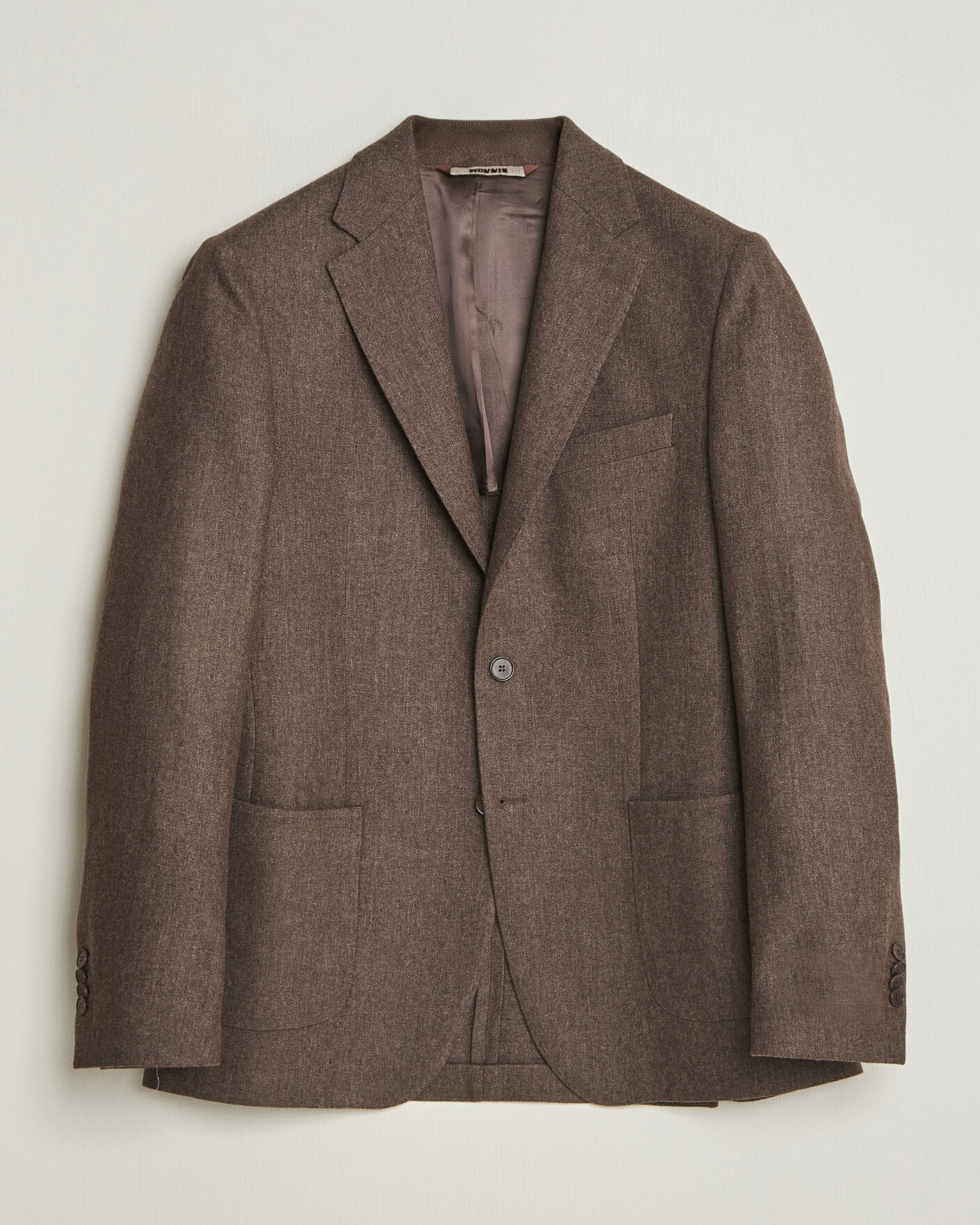 Herren | Sakkos | Morris | Flannel Suit Blazer Brown