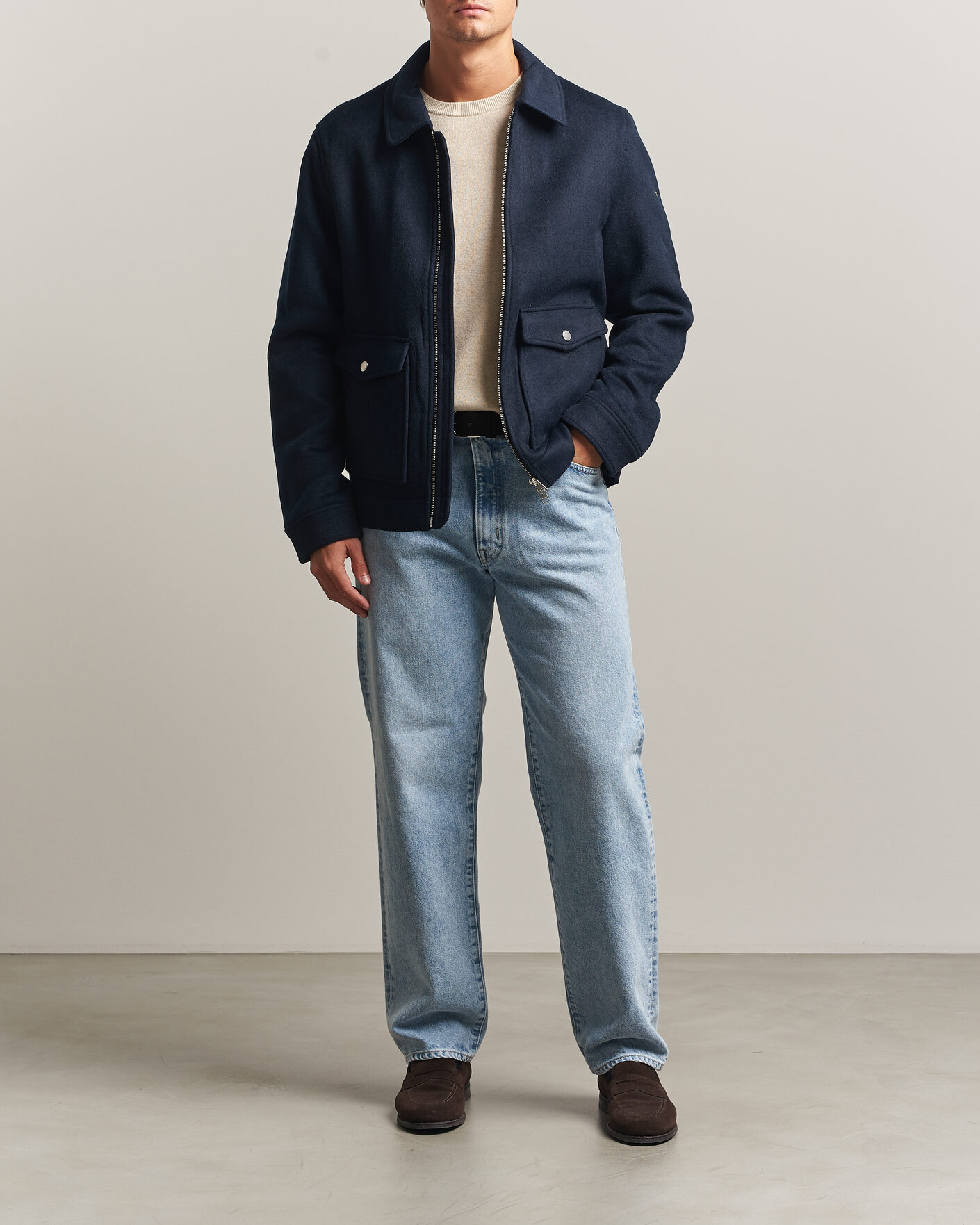 Herren | Jacken | Morris | Wallace Wool Jacket Blue