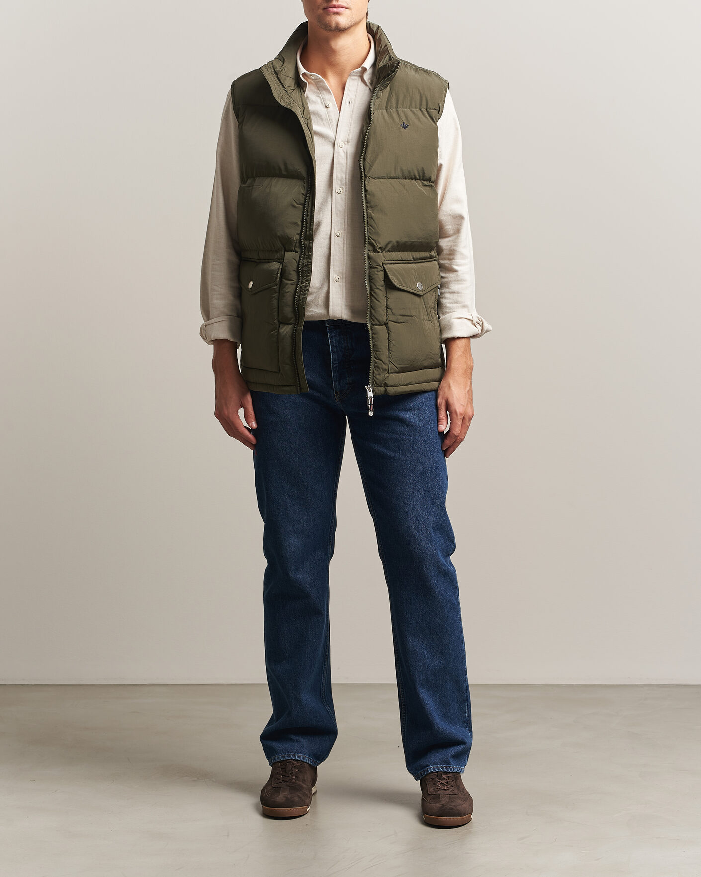 Herren | Westen | Morris | Lennox Puffer Vest Olive