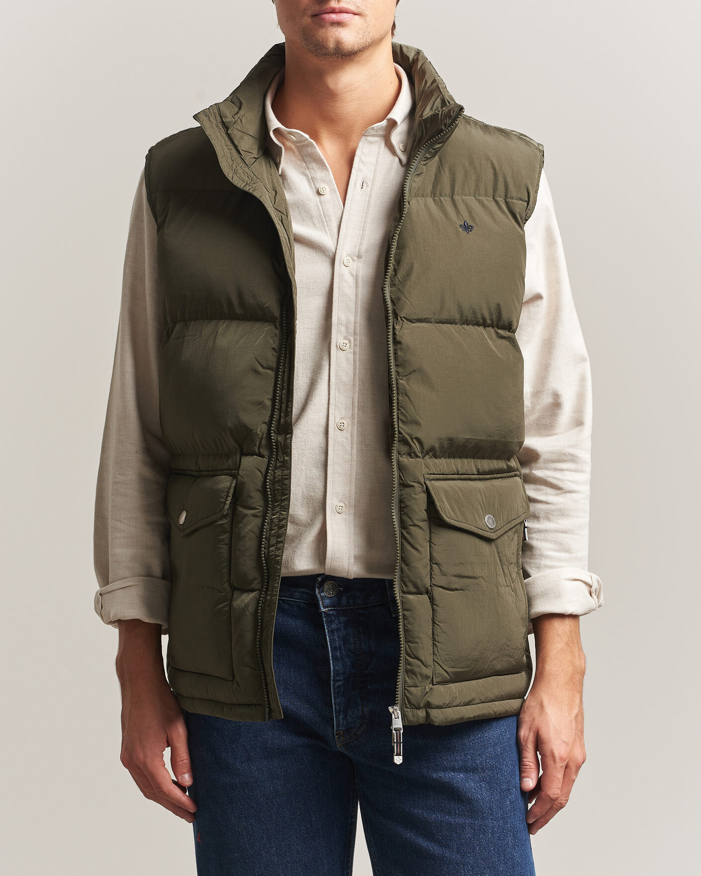 Herren | Westen | Morris | Lennox Puffer Vest Olive