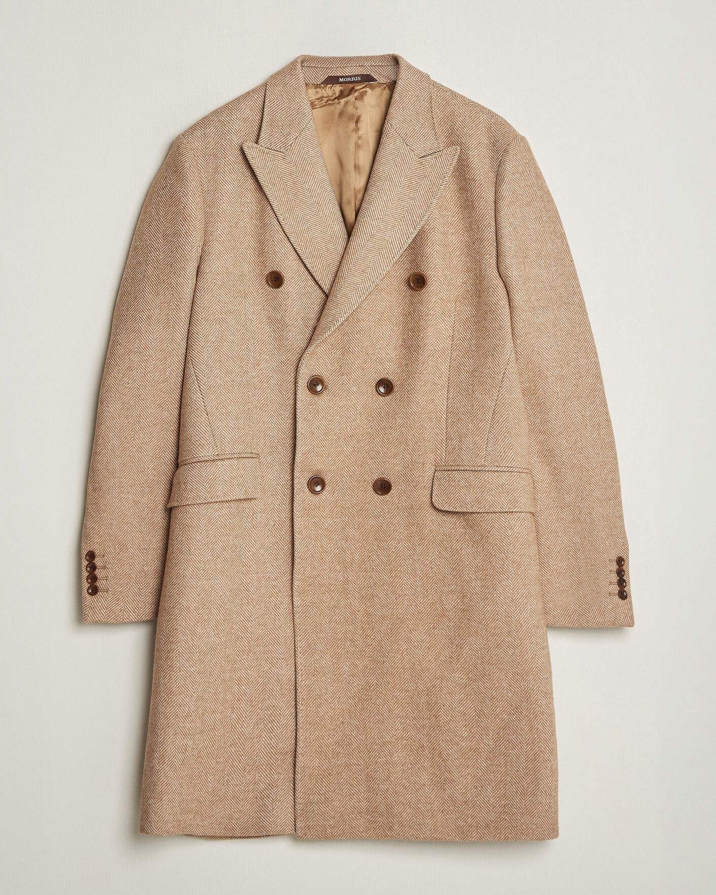 Herren | Jacken | Morris | Herringbone DB Coat Camel