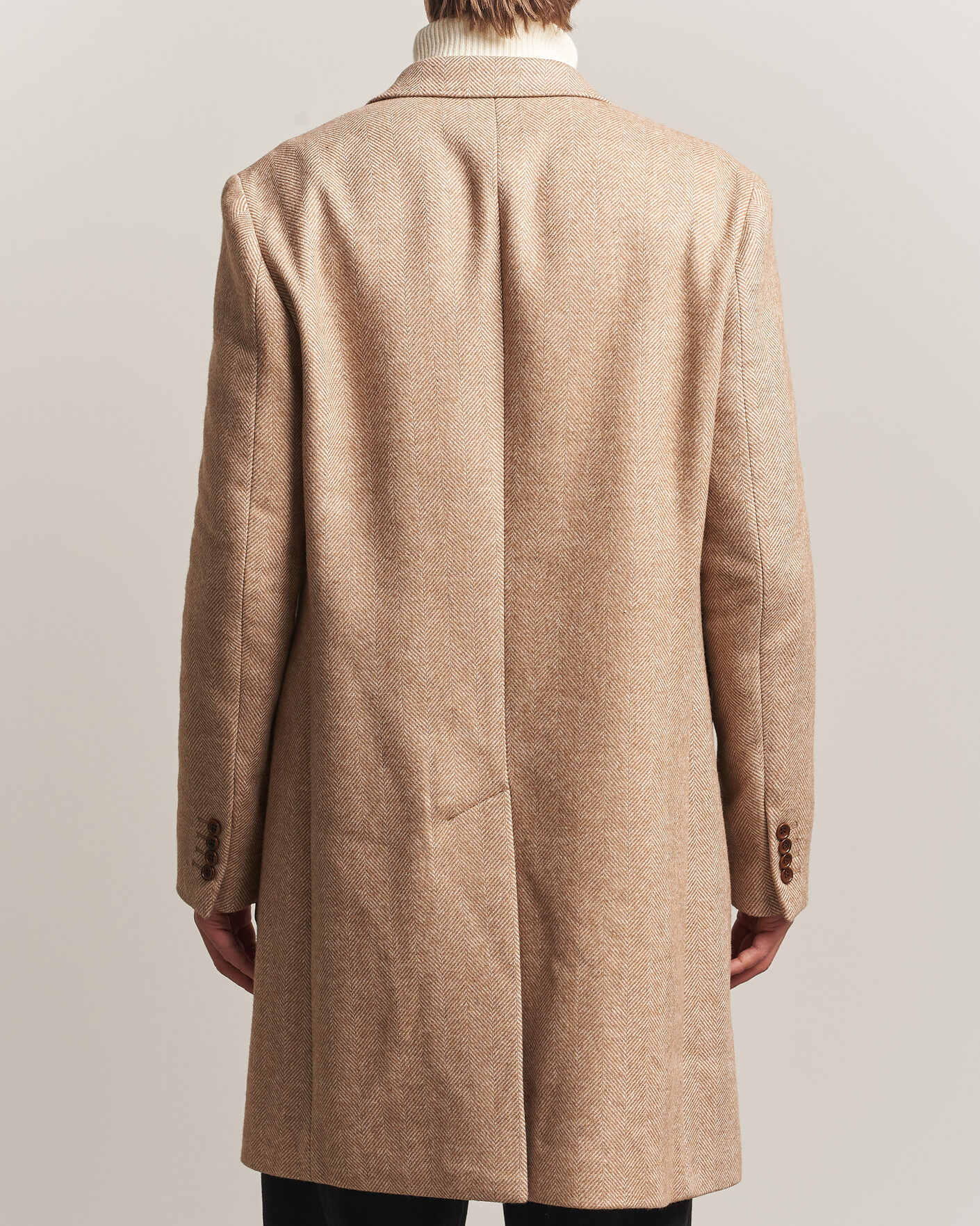 Herren | Jacken | Morris | Herringbone DB Coat Camel