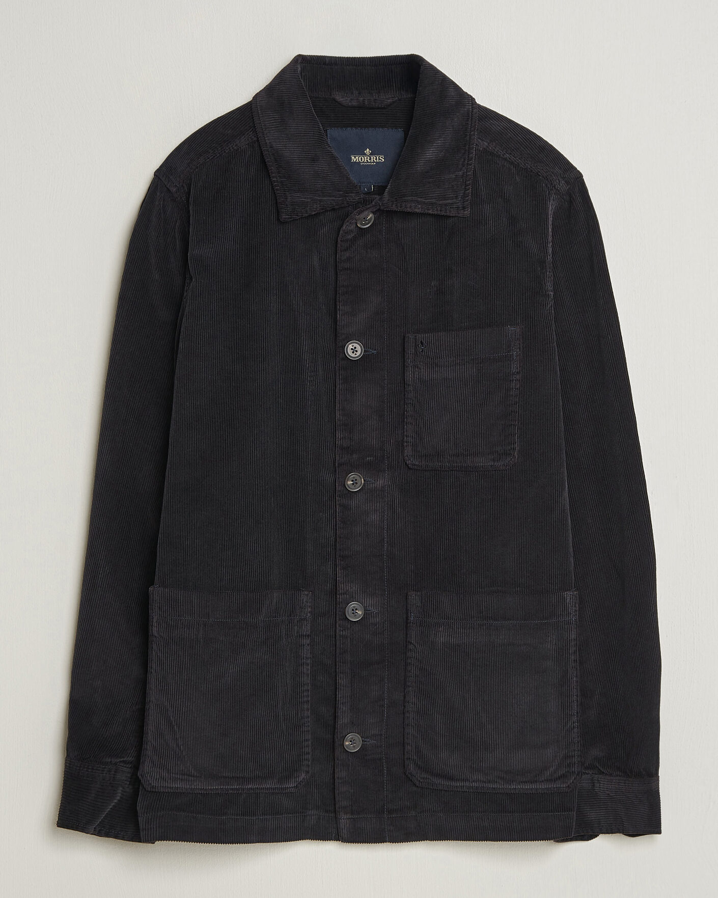 Herren | Hemden | Morris | Fenix Cord Shirt Jacket Blue