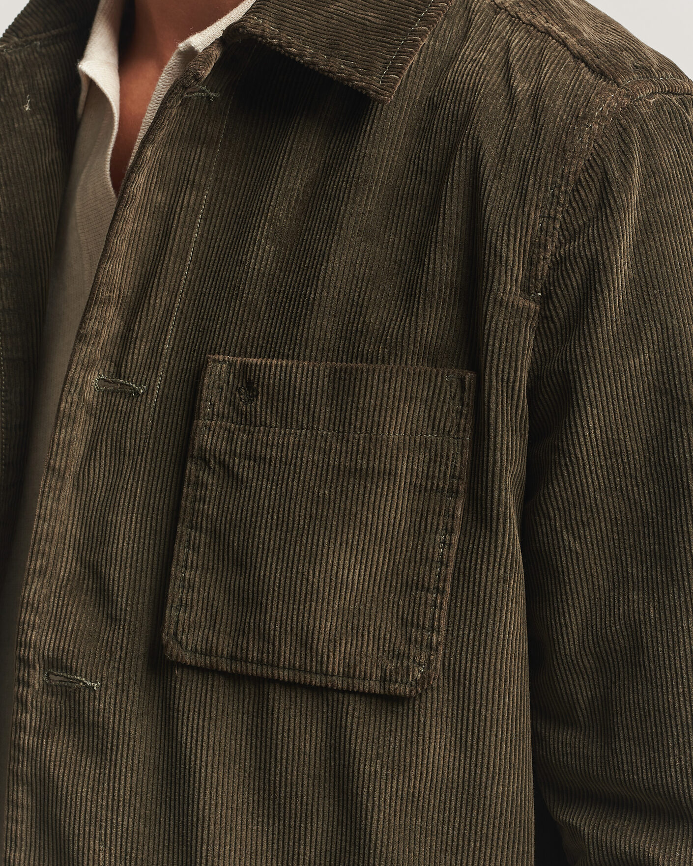 Herren | Hemden | Morris | Fenix Cord Shirt Jacket Olive