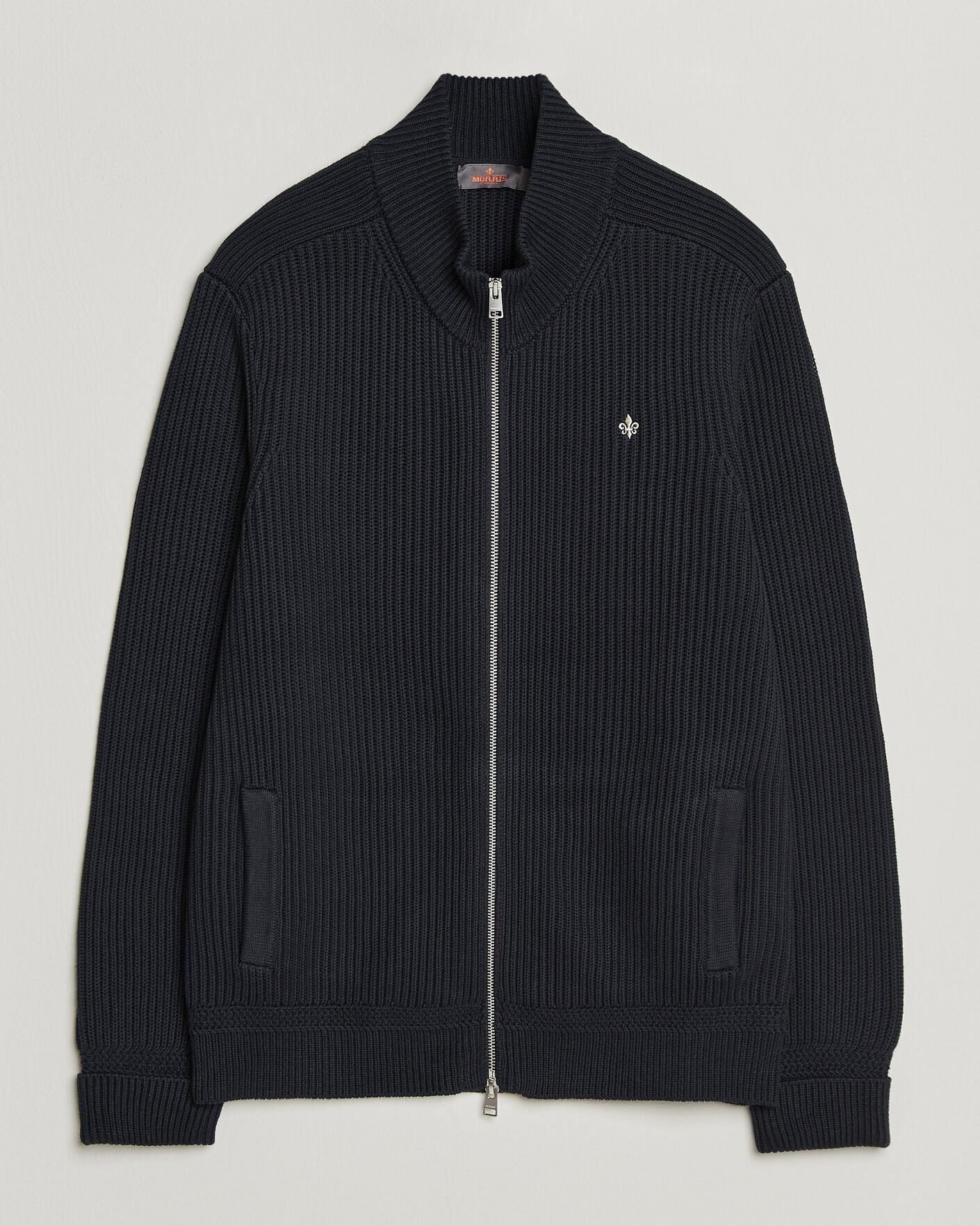 Herren | Pullover | Morris | Duncan Zip Cardigan Old Blue