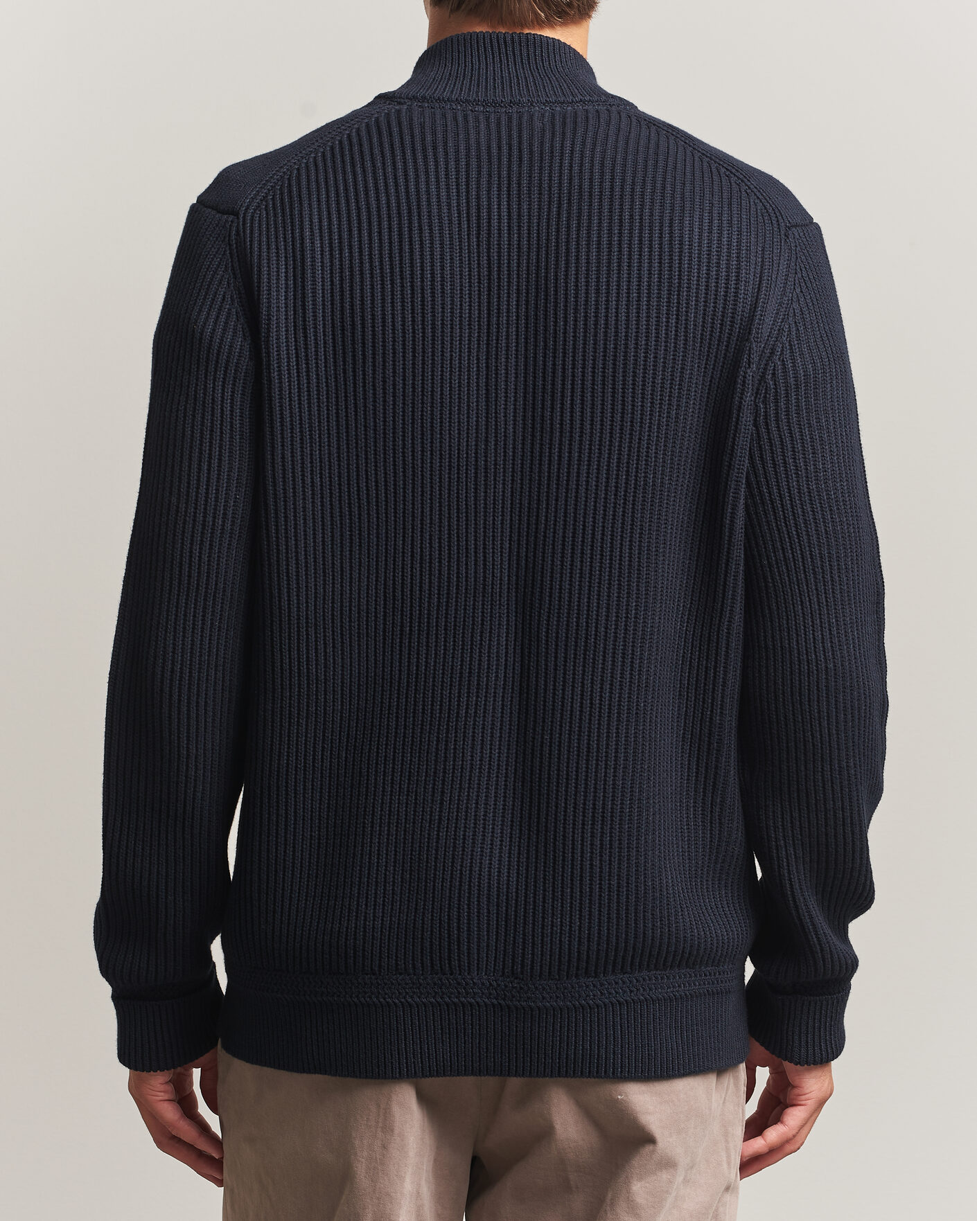 Herren | Pullover | Morris | Duncan Zip Cardigan Old Blue