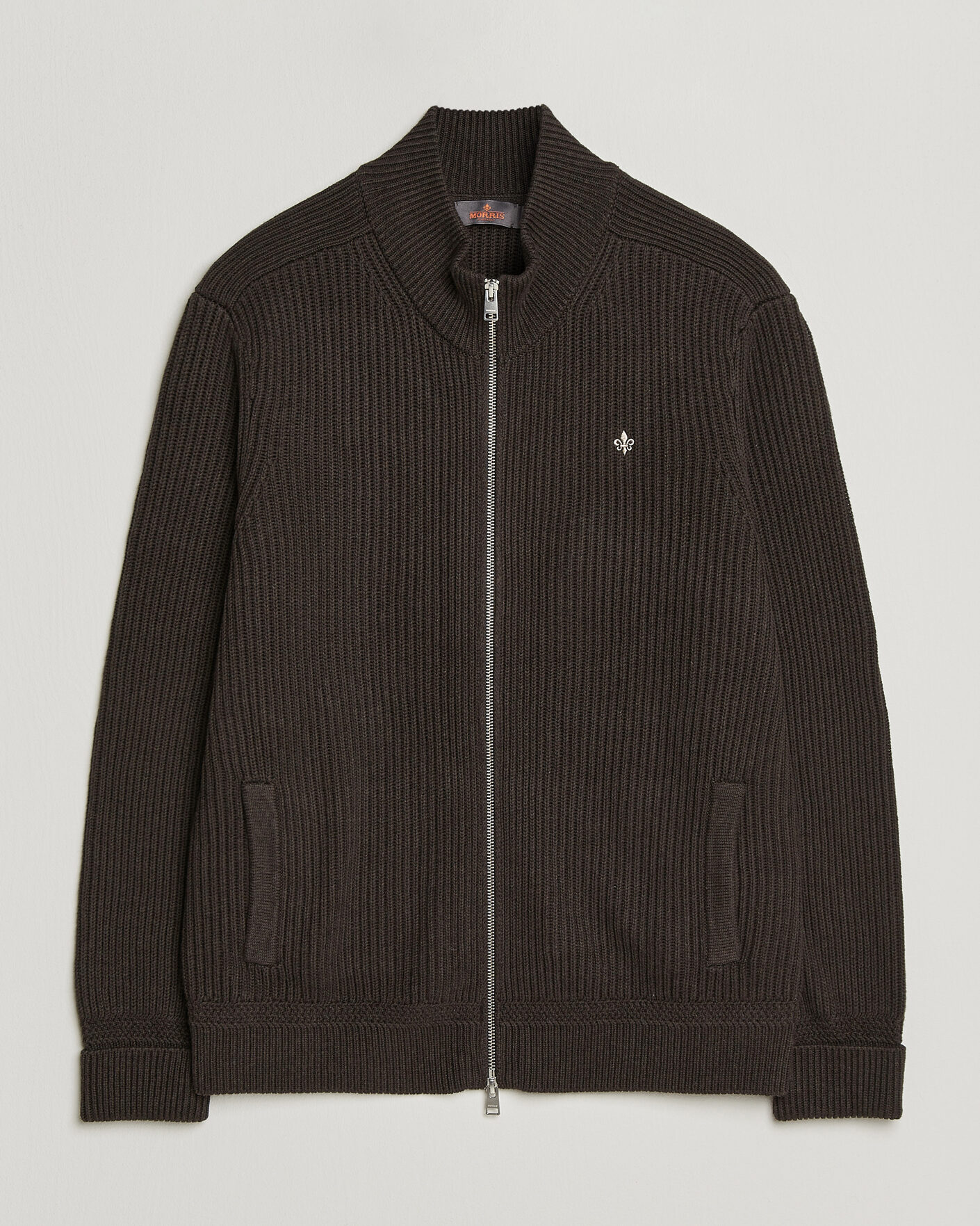 Herren | Pullover | Morris | Duncan Zip Cardigan Brown