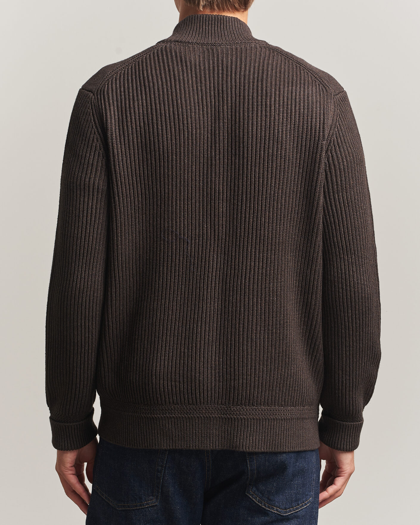 Herren | Pullover | Morris | Duncan Zip Cardigan Brown