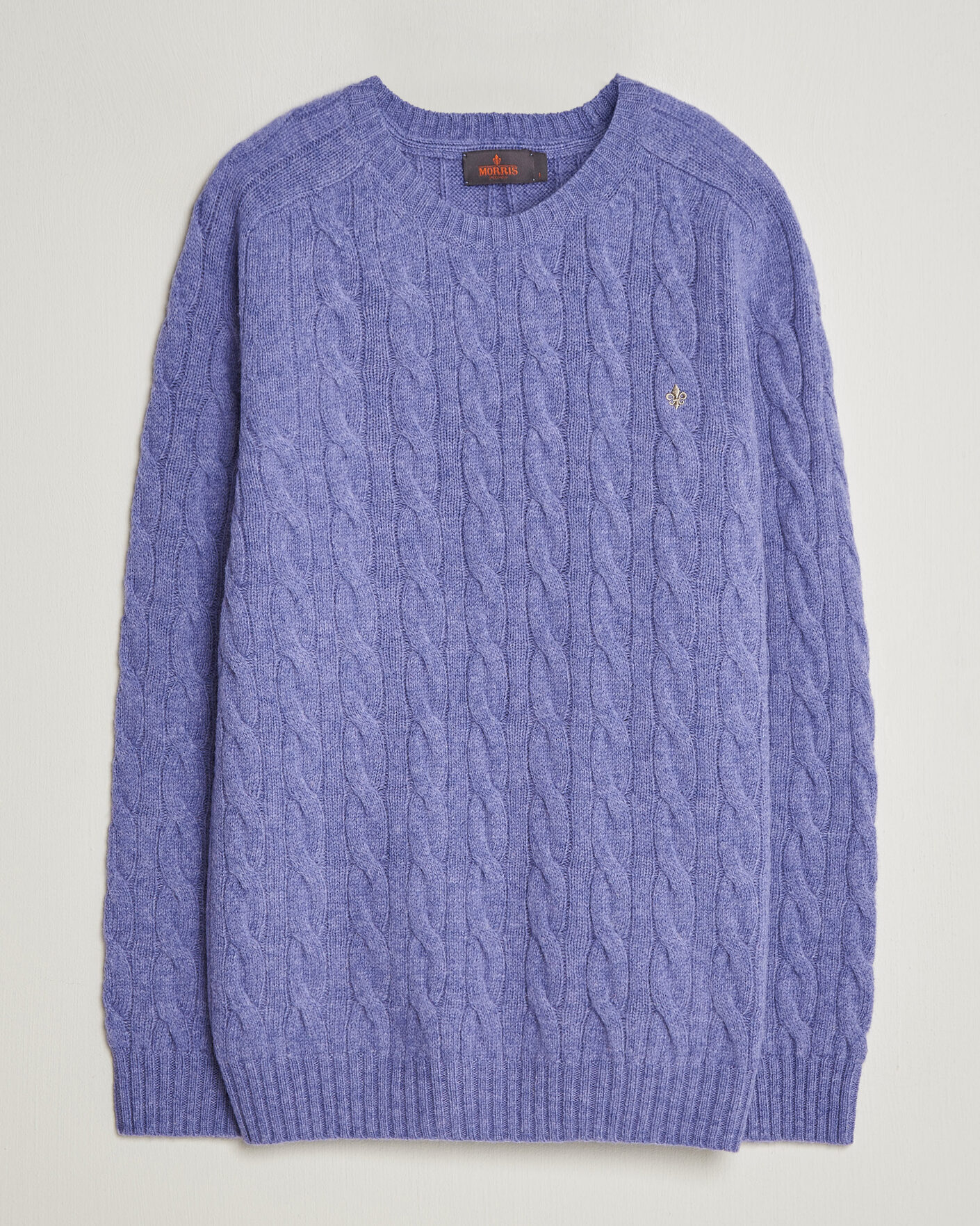 Herren | Pullover | Morris | Archard Cable Sweater Purple