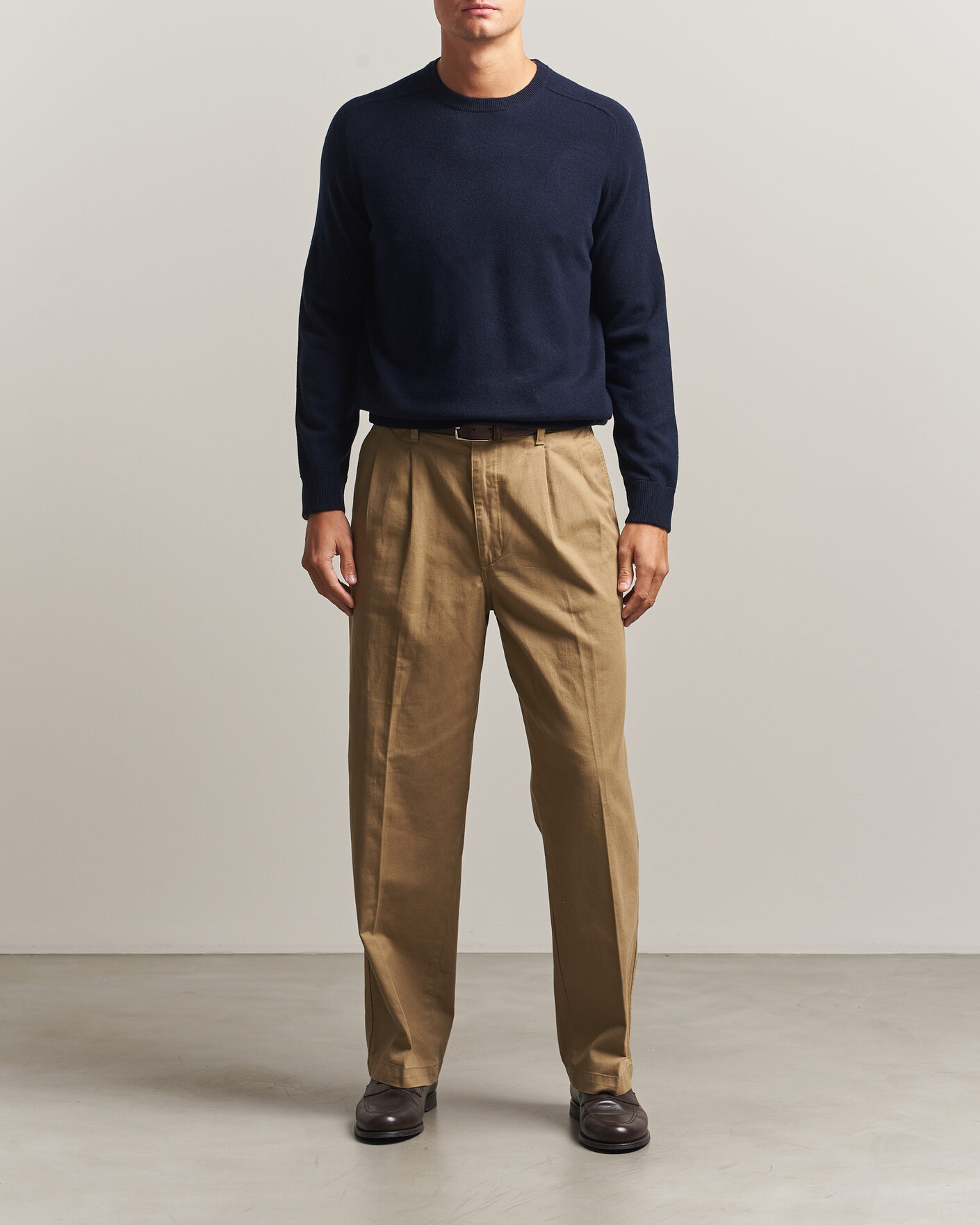 Herren | Pullover | Morris | Wilfred Cashmere O-Neck Navy