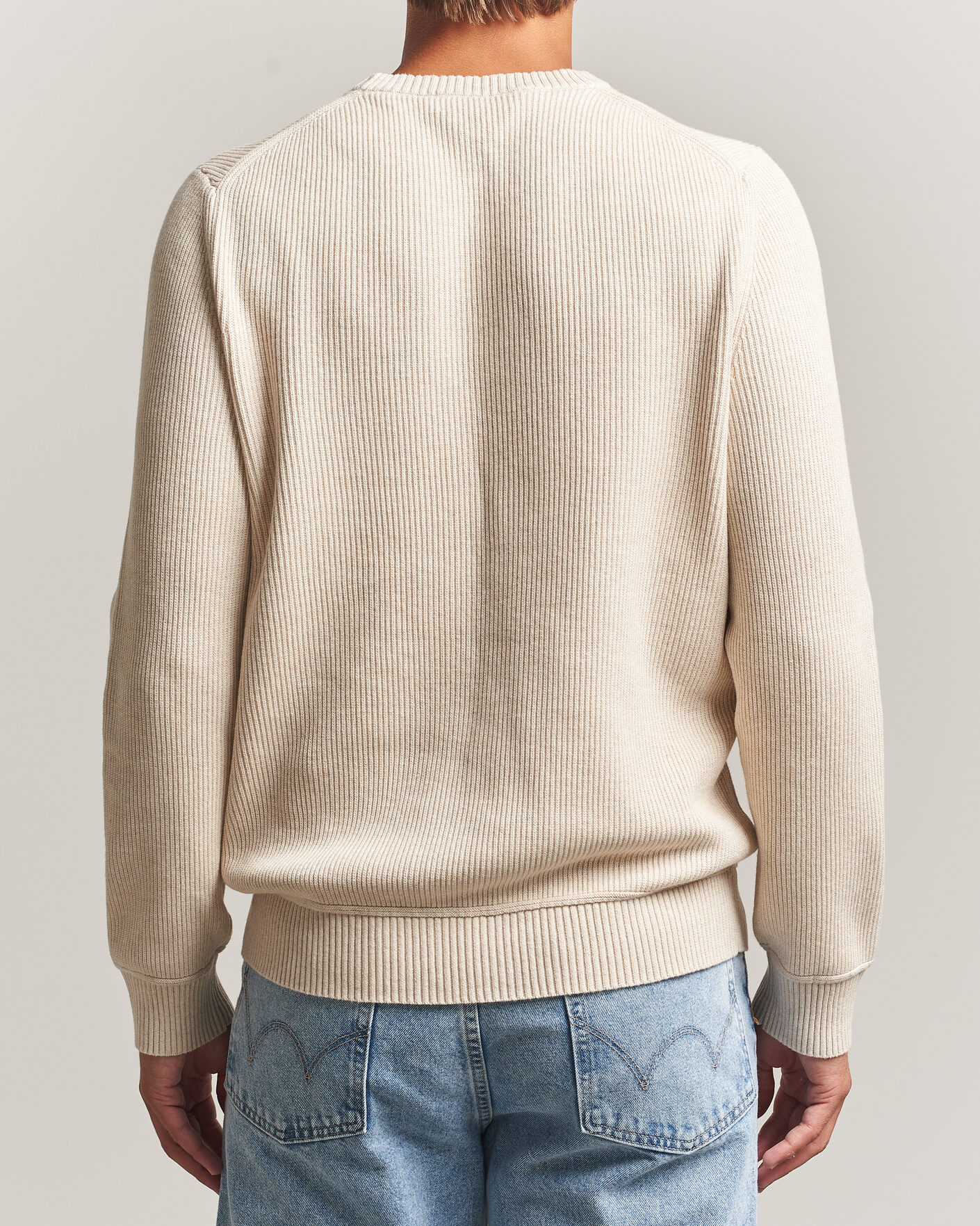 Herren | Pullover | Morris | Colin O-Neck Khaki