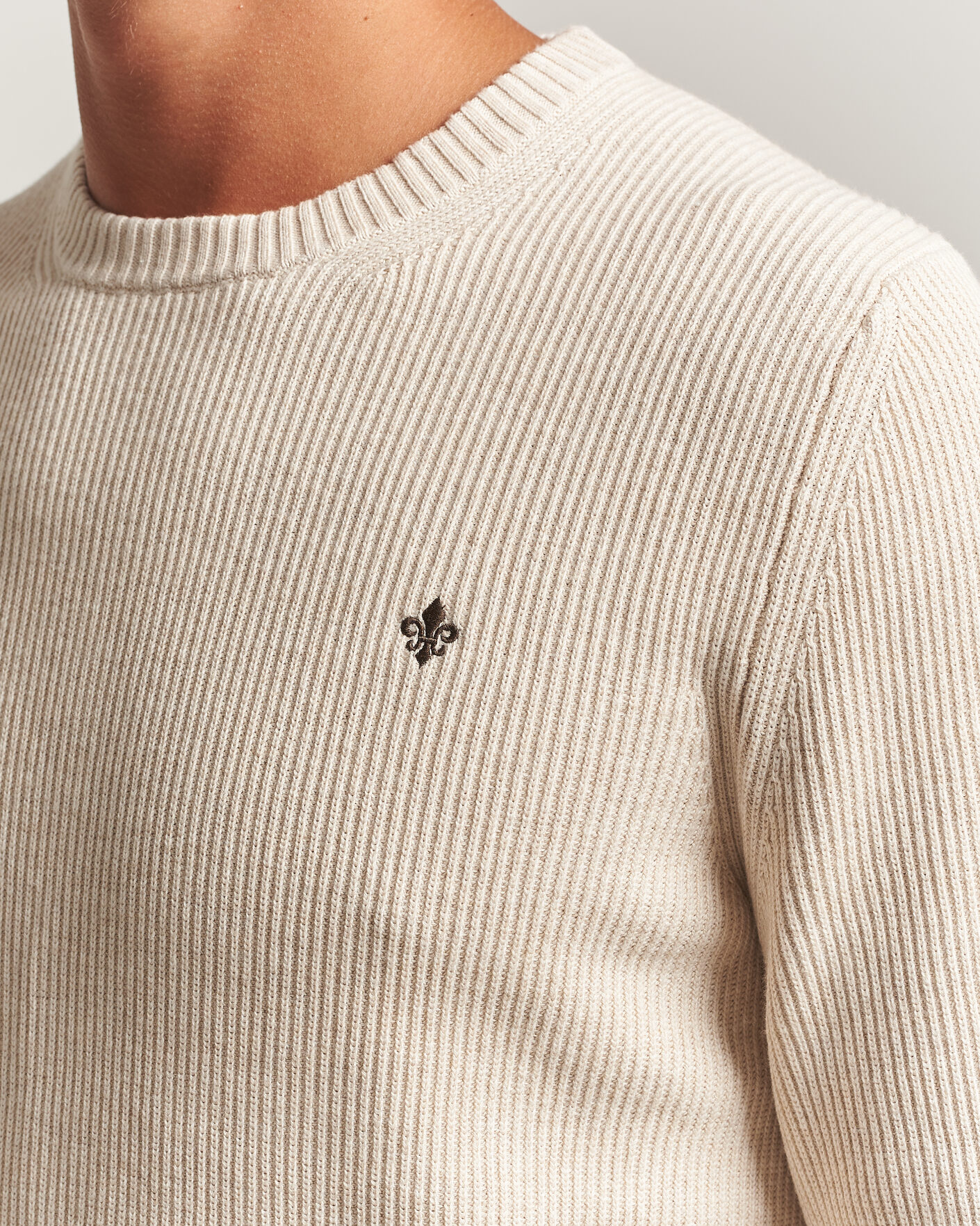 Herren | Pullover | Morris | Colin O-Neck Khaki