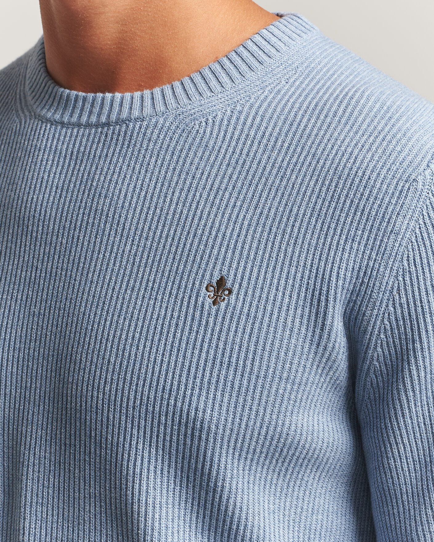 Herren | Pullover | Morris | Colin O-Neck Light Blue