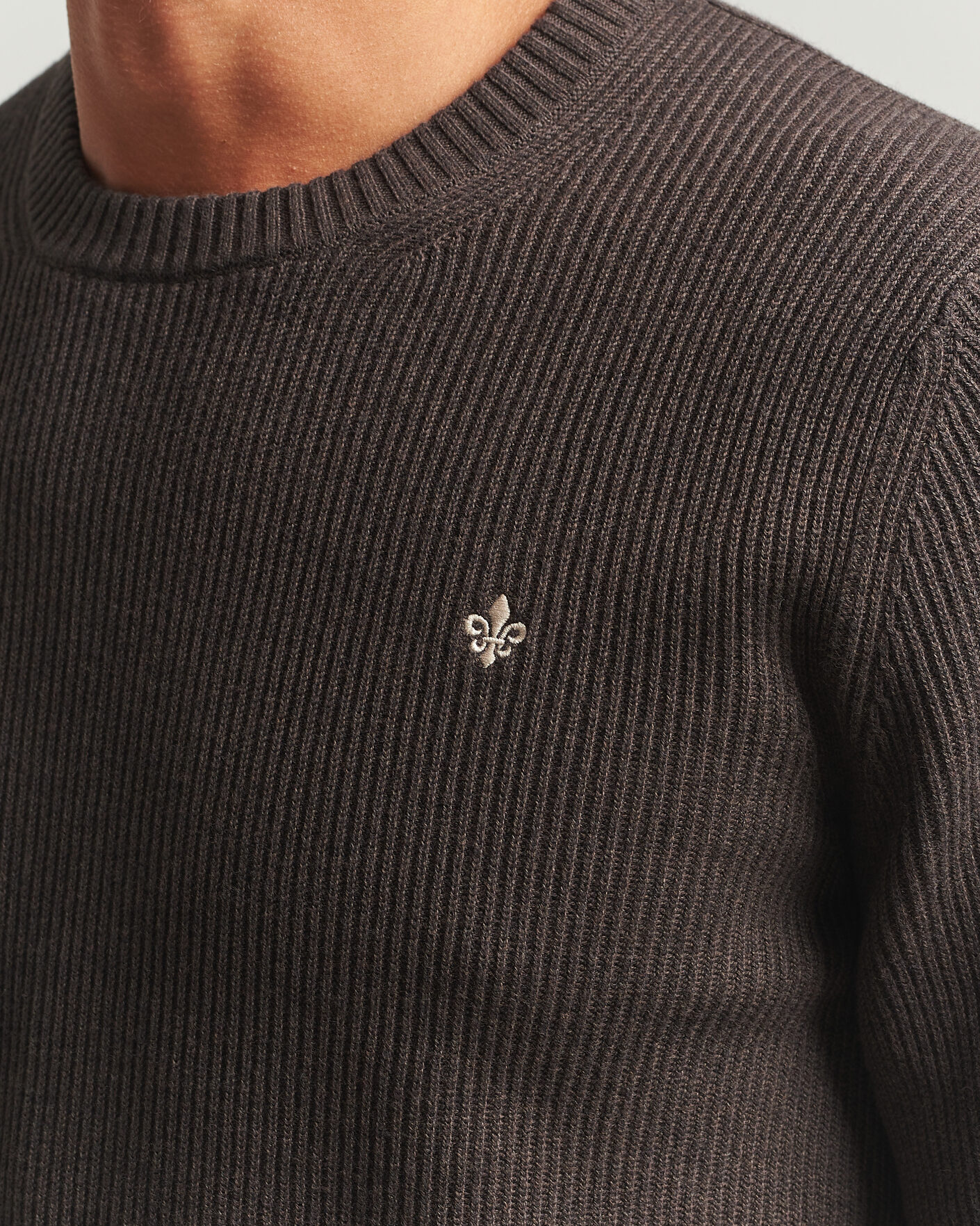 Herren | Pullover | Morris | Colin O-Neck Brown