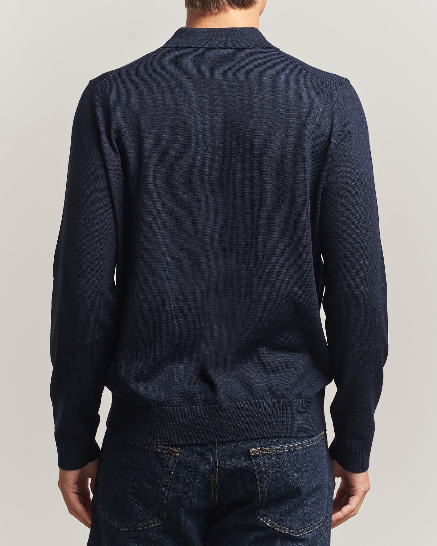 Herren | Pullover | Morris | Merino Resort Polo Navy