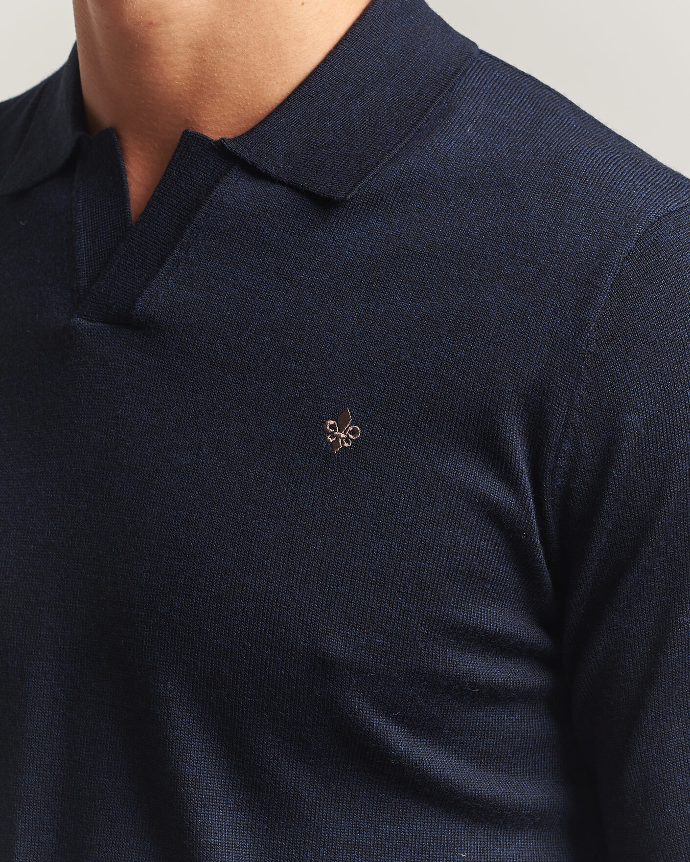 Herren | Pullover | Morris | Merino Resort Polo Navy