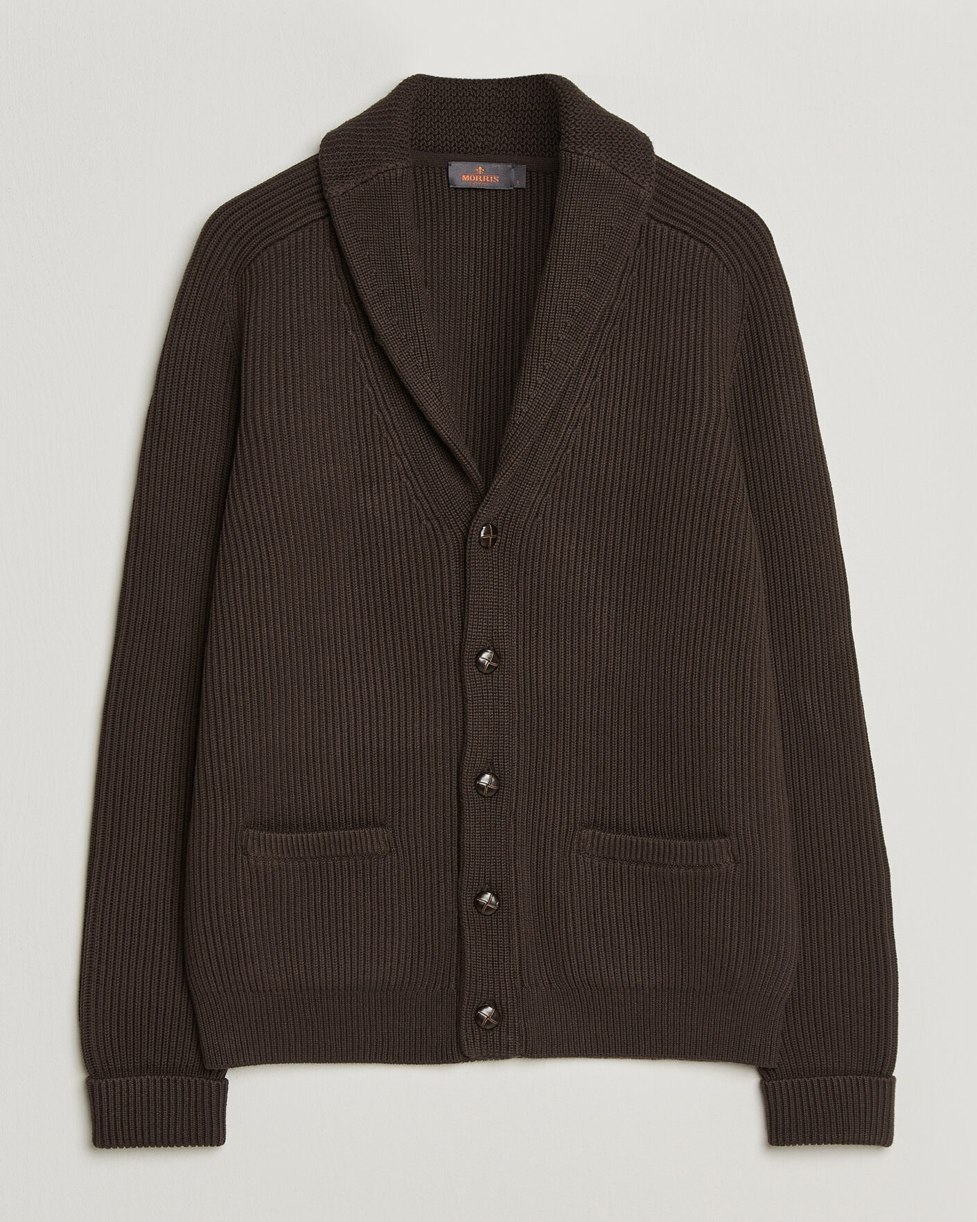 Herren | Pullover | Morris | Brayden Shawl Cardigan Brown