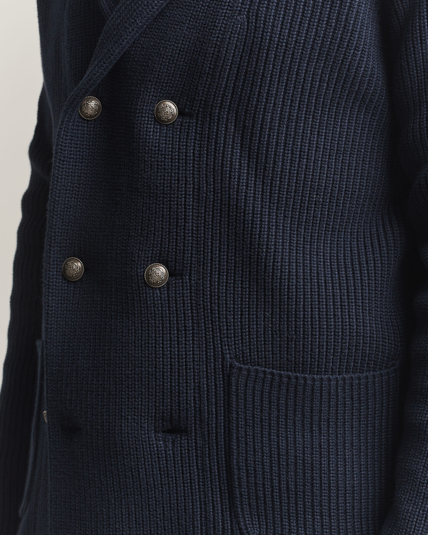 Herren | Pullover | Morris | Brayden DB Shawl Cardigan Navy