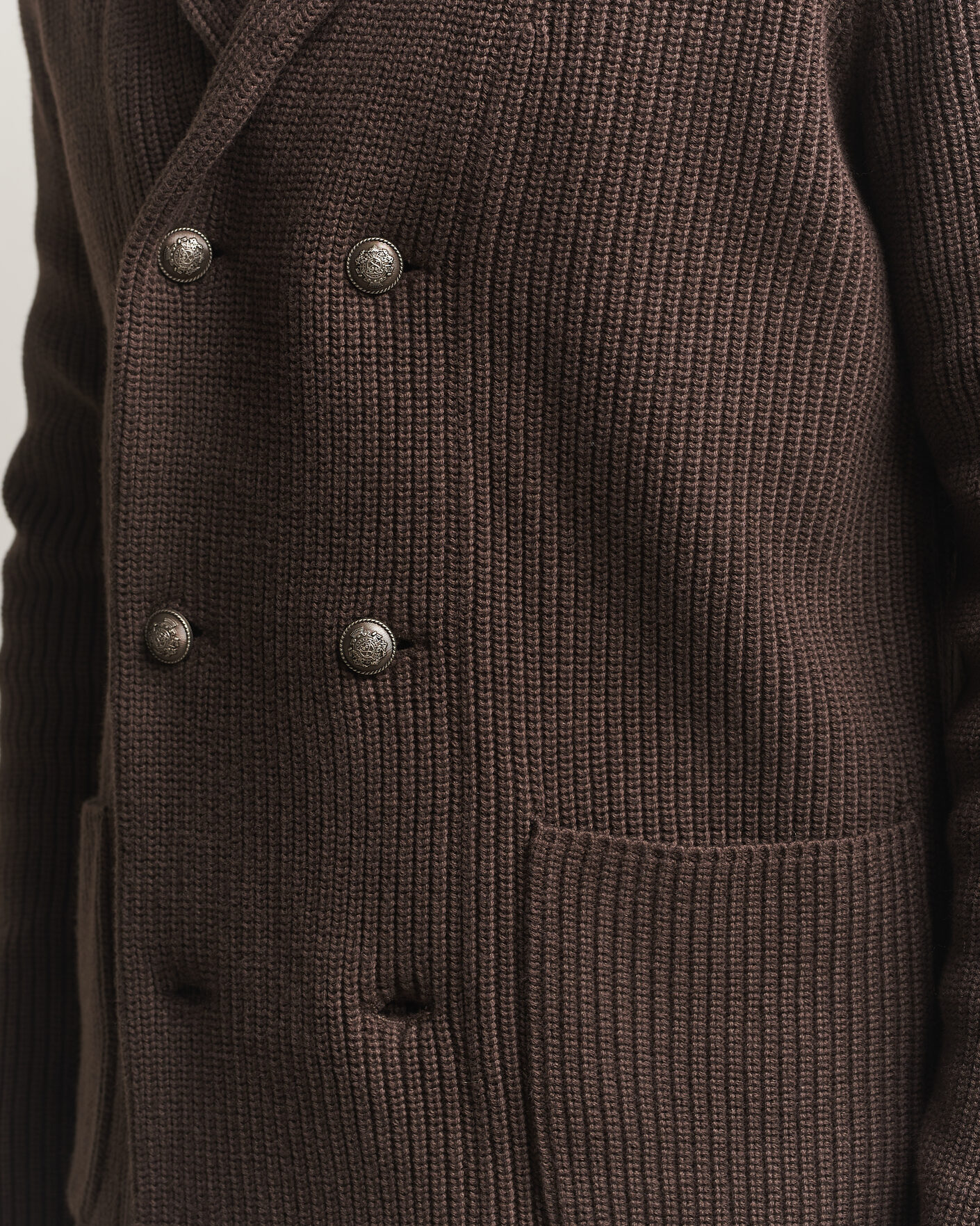 Herren | Pullover | Morris | Brayden DB Shawl Cardigan Brown