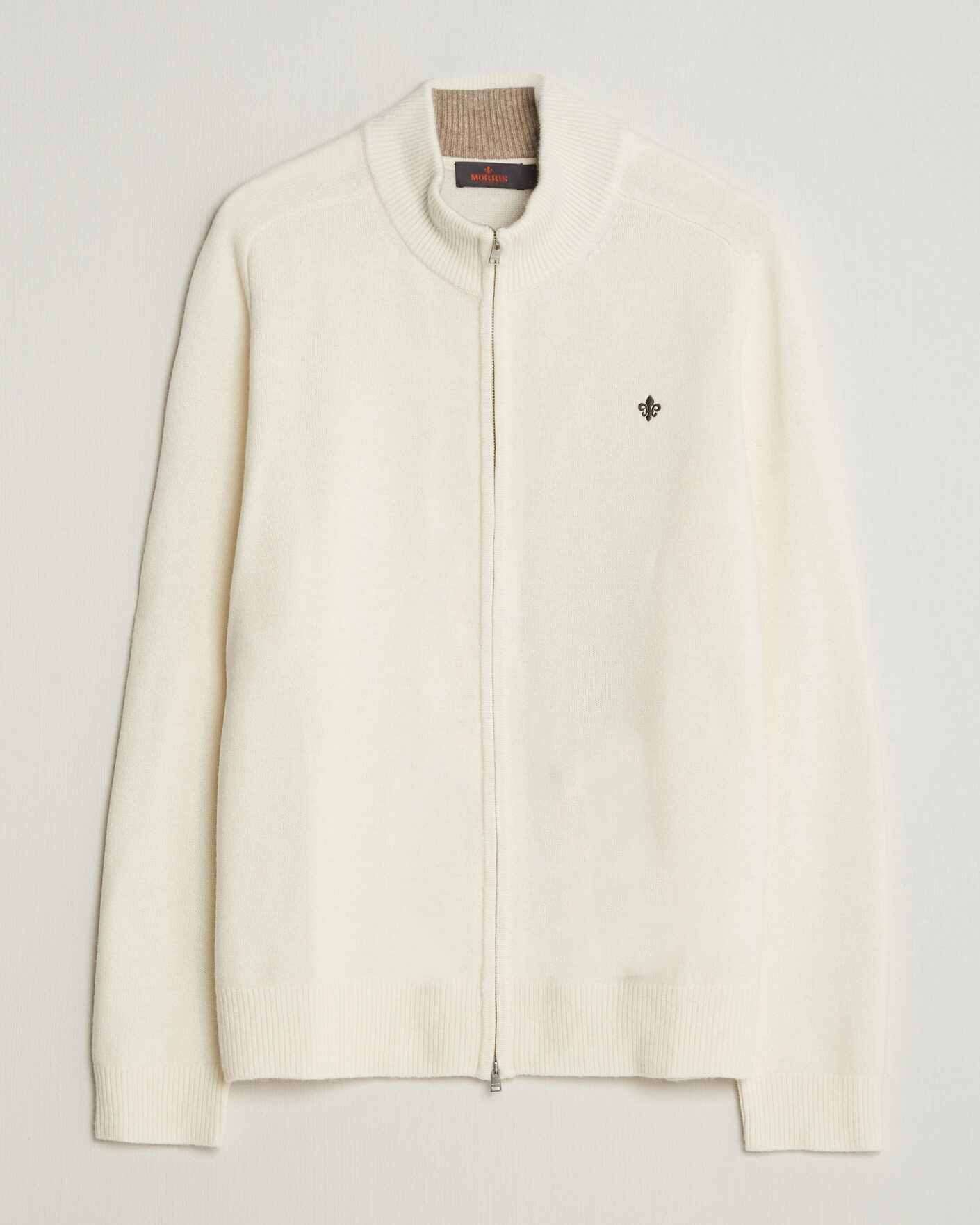 Herren | Pullover | Morris | Hertford Zip Cardigan Off White