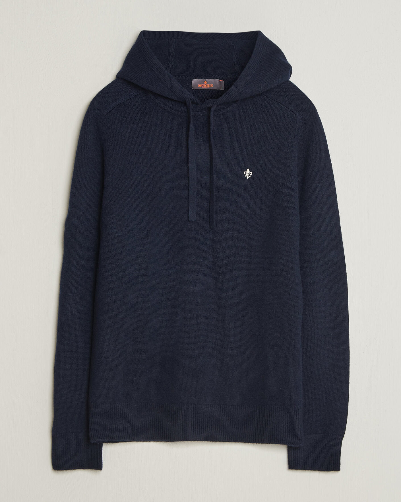 Herren | Pullover | Morris | Hertford Lambswool Hoodie Navy