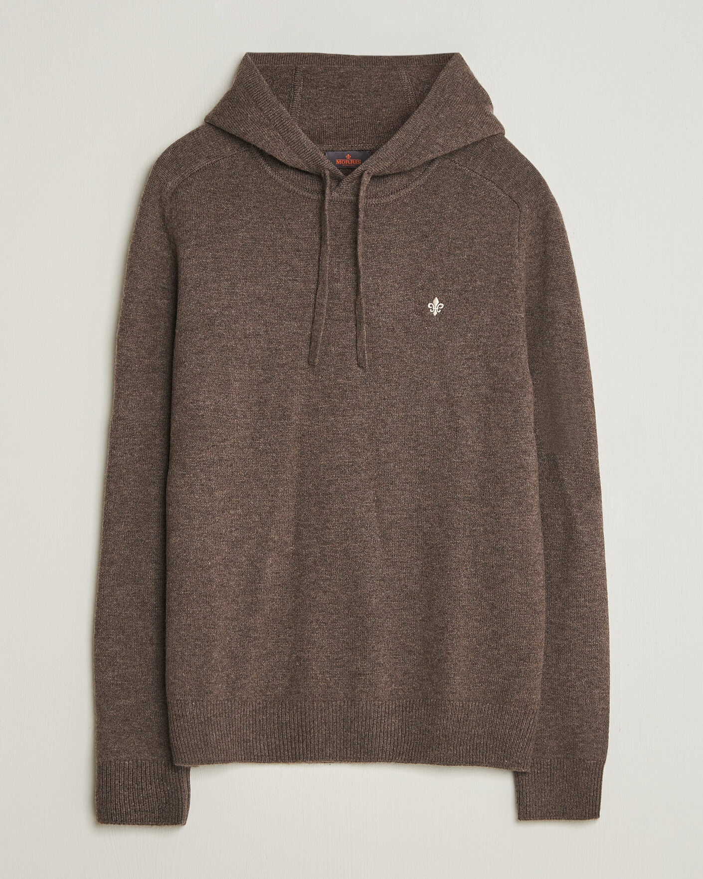 Herren | Pullover | Morris | Hertford Lambswool Hoodie Brown