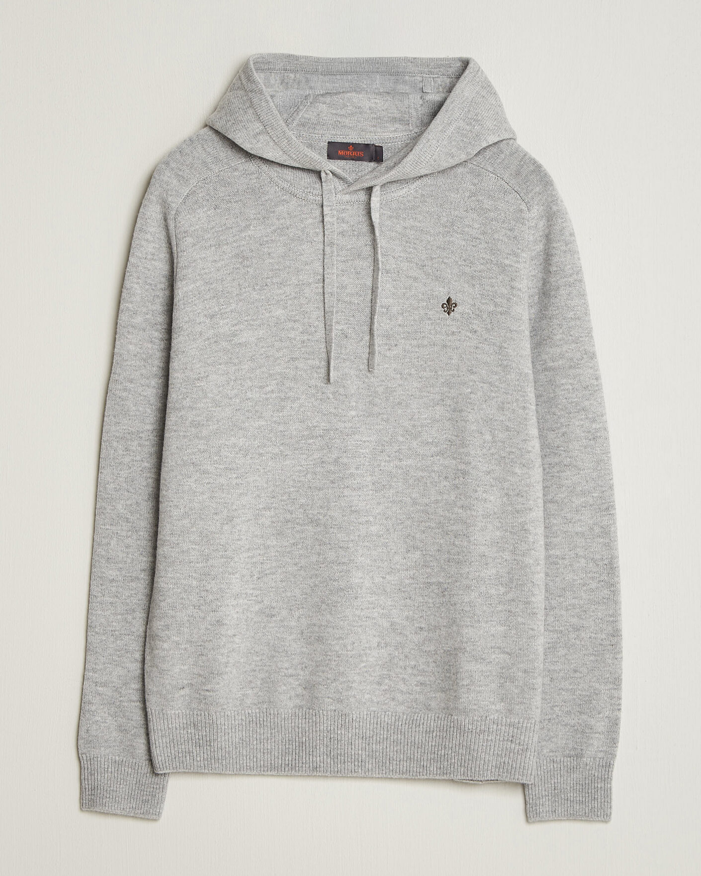 Herren | Pullover | Morris | Hertford Lambswool Hoodie Grey