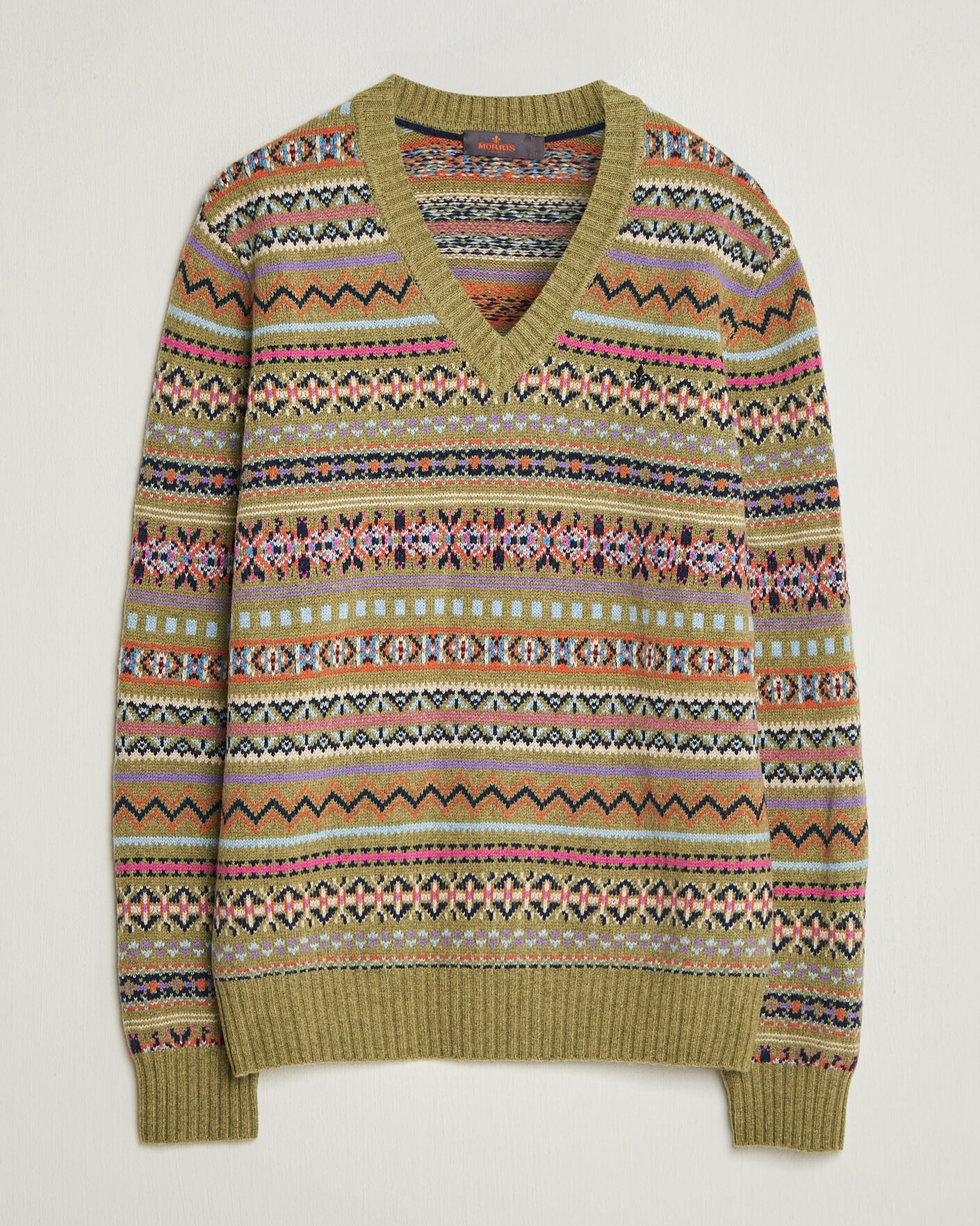 Herren | Pullover | Morris | Tavish V-Neck Olive