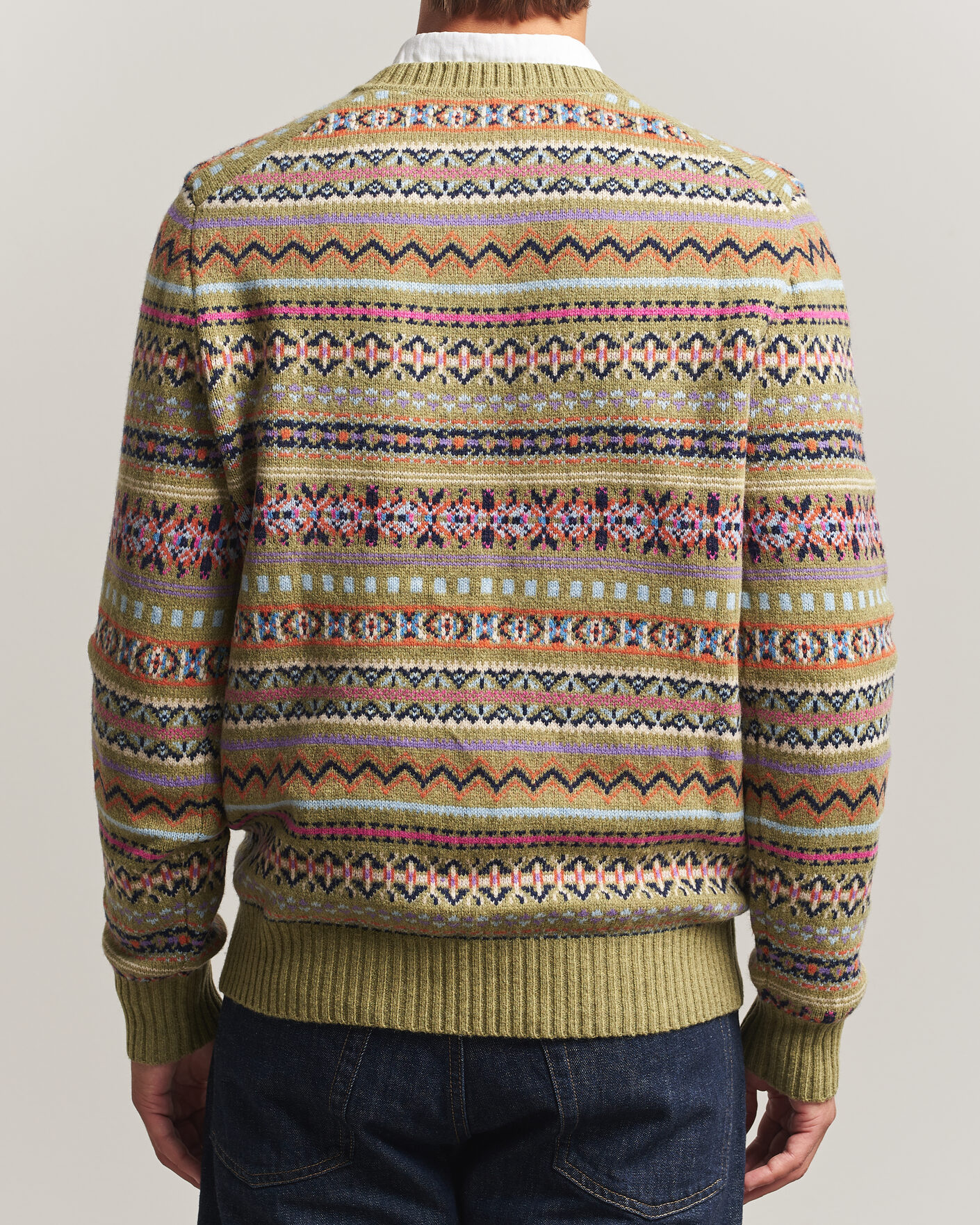 Herren | Pullover | Morris | Tavish V-Neck Olive