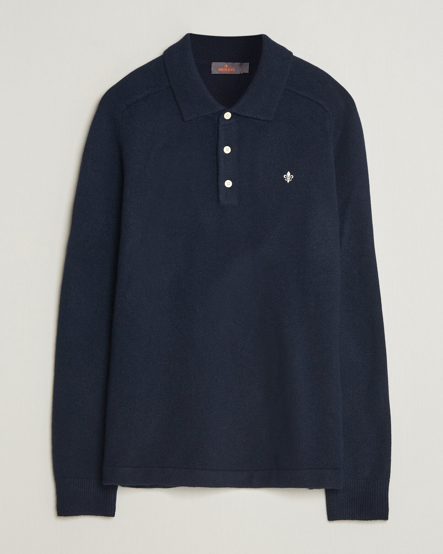 Herren | Pullover | Morris | Hetford Knitted Polo Navy