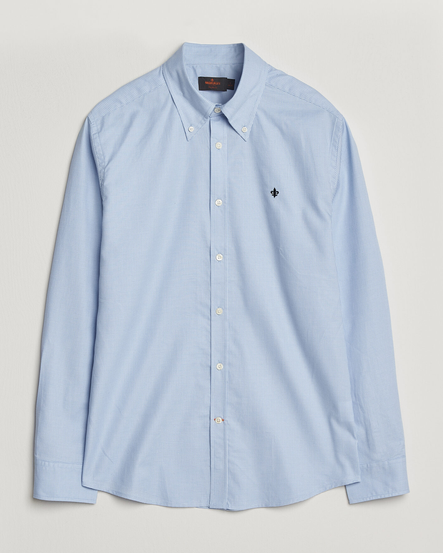 Herren | Hemden | Morris | Fine Oxford Shirt Light Blue