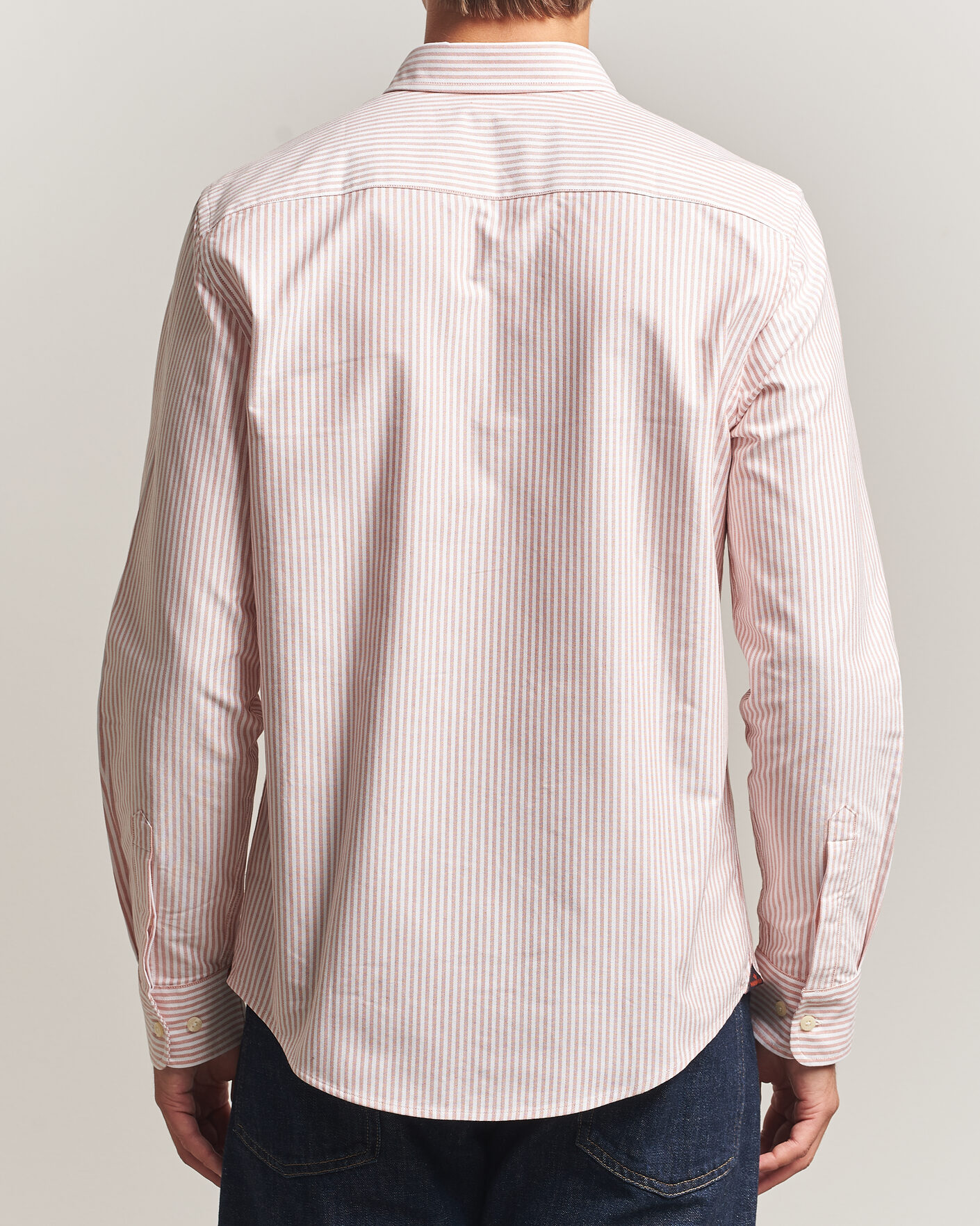 Herren | Hemden | Morris | Douglas Oxford Stripe Shirt Orange