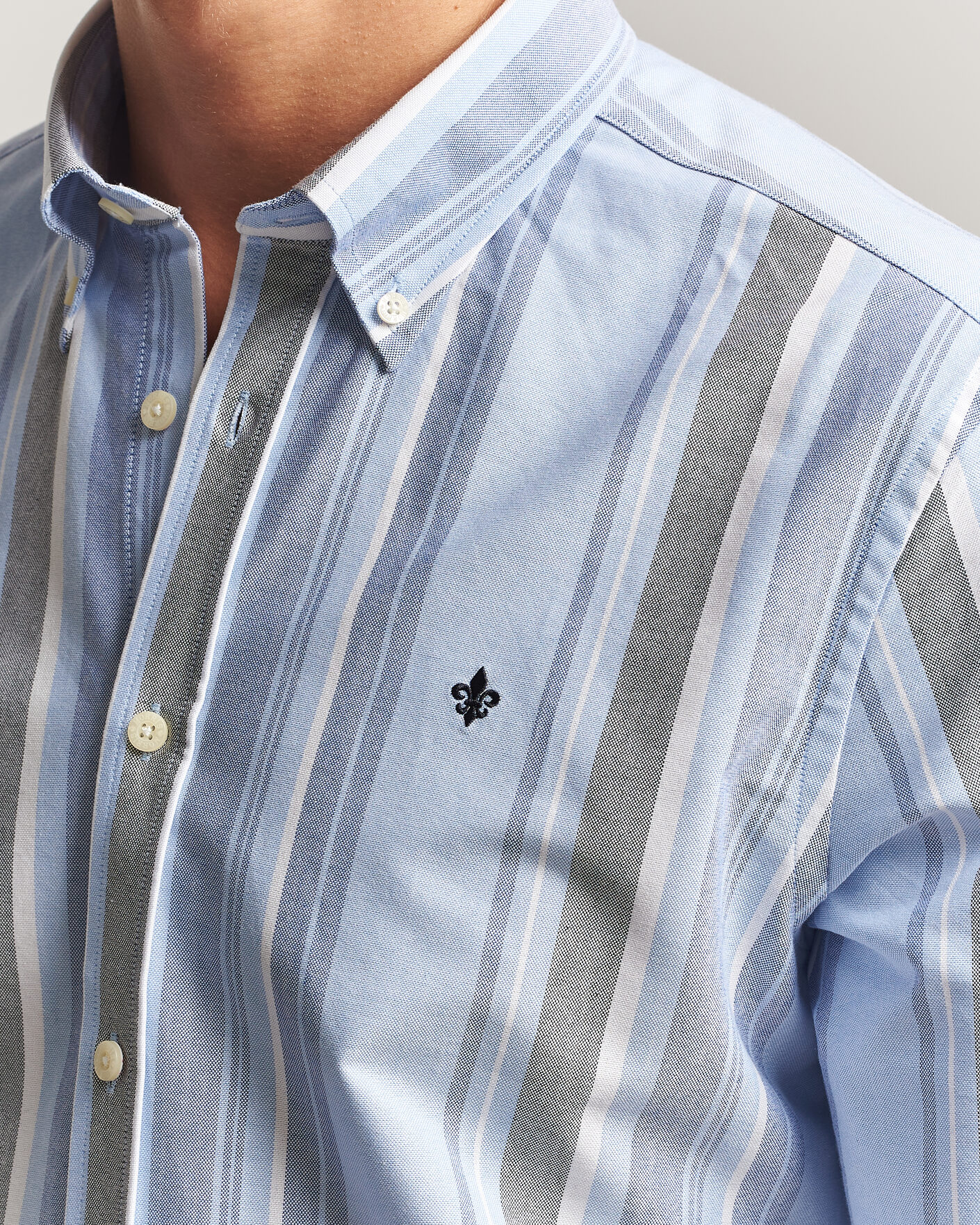 Herren | Hemden | Morris | Happy Oxford Shirt Blue