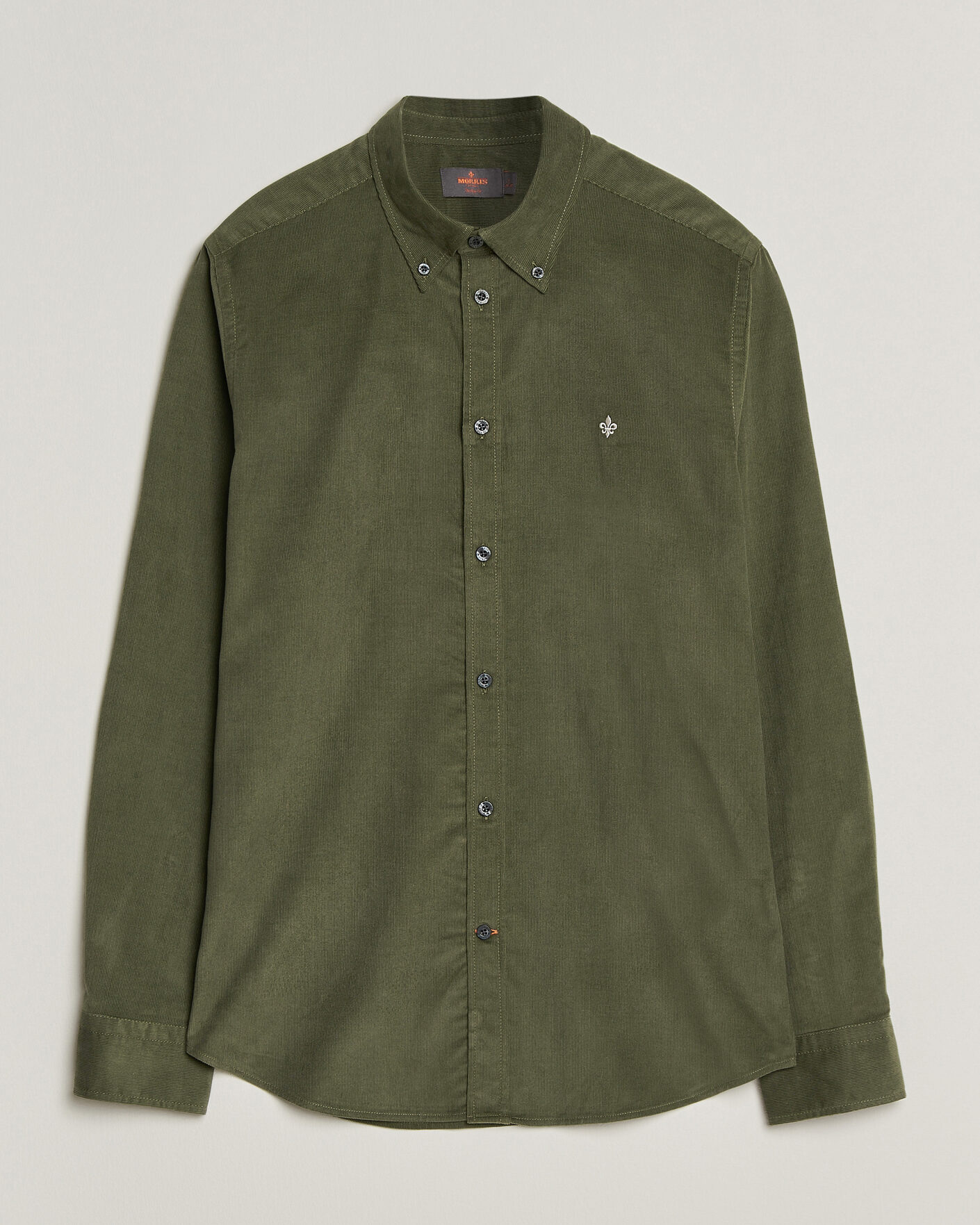 Herren | Hemden | Morris | Douglas Cord Shirt Olive