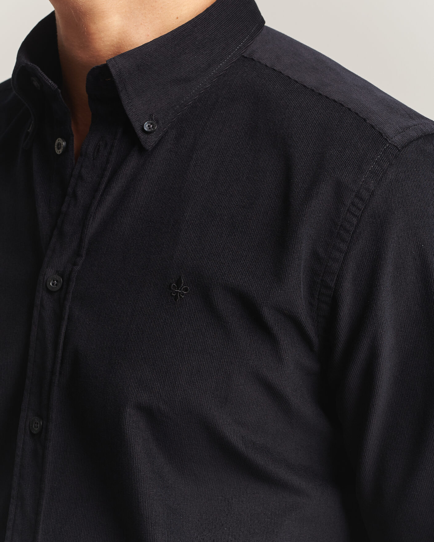 Herren | Hemden | Morris | Douglas Cord Shirt Grey