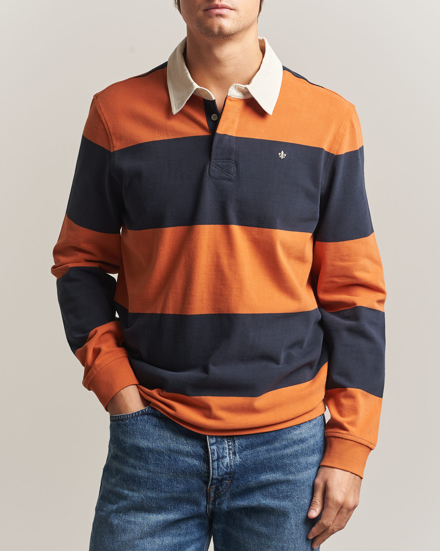 Herren | Pullover | Morris | Graham Rugger Orange