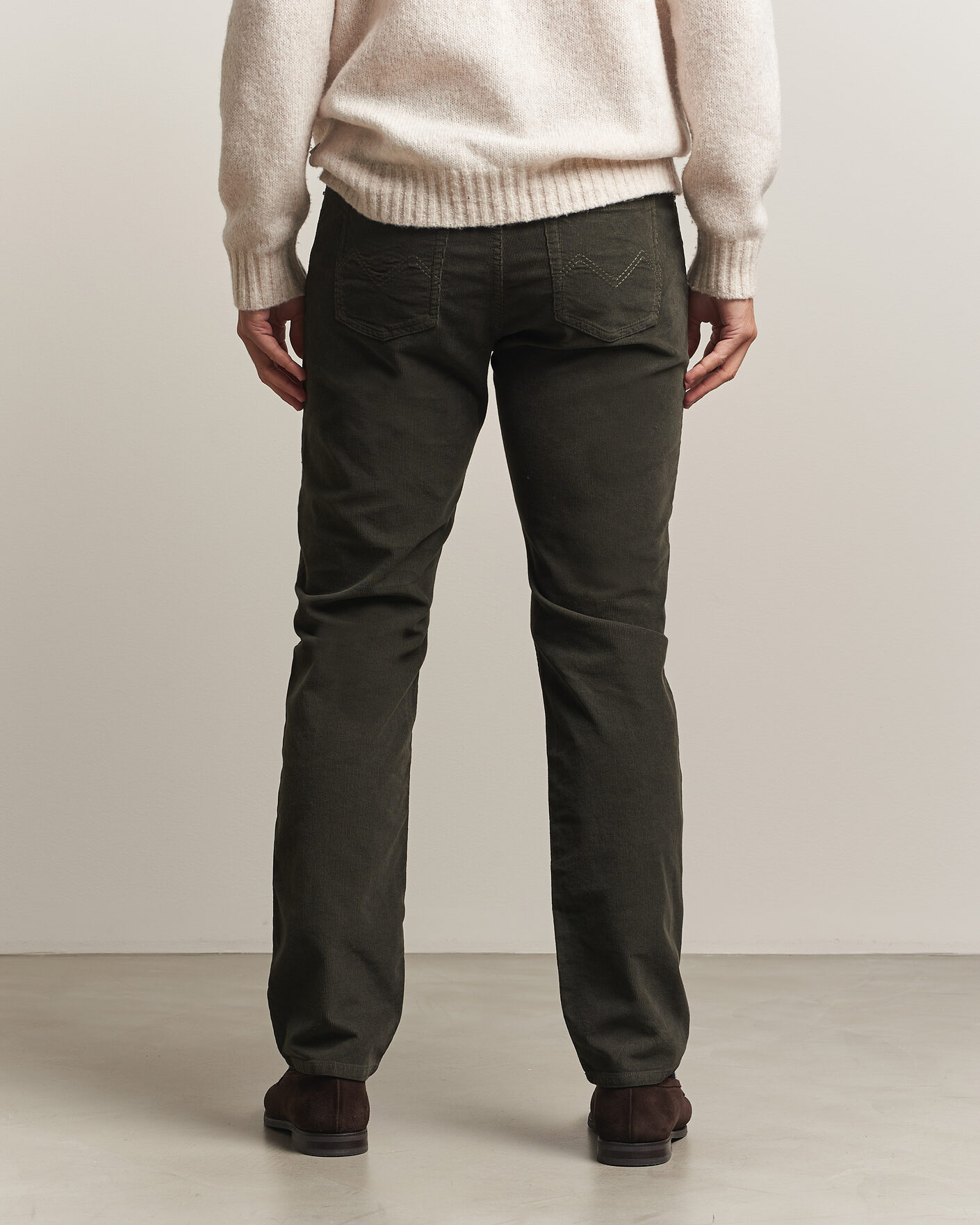Herren | Hosen | Morris | James Cord 5-Pocket Pants Olive