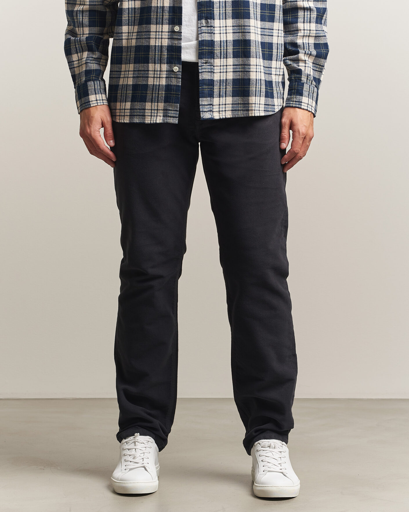 Herren | Hosen | Morris | James Winter Twill 5-Pocket Pants Blue